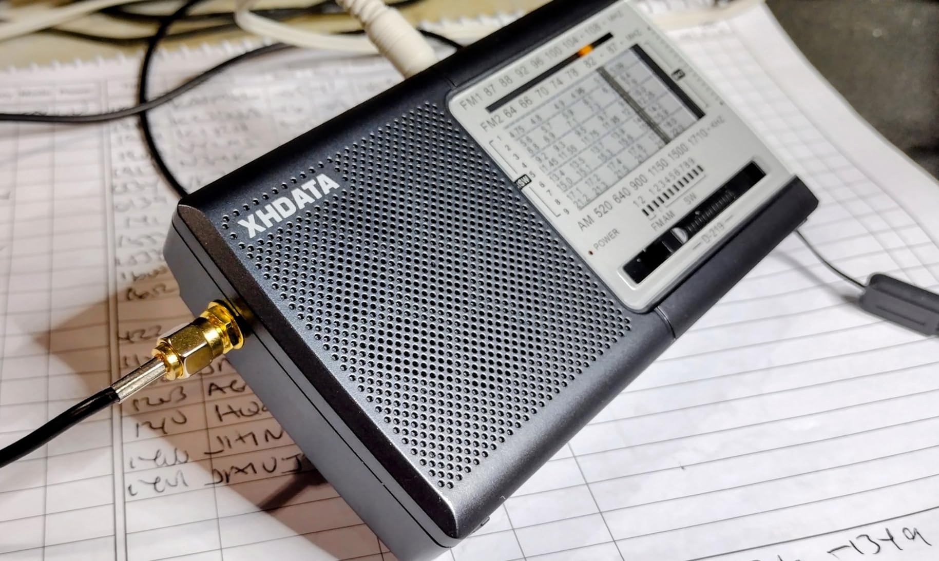 XHDATA D219 Portable AM FM Shortwave Radio Battery Operated Small Great Reception Radio customer photo 1