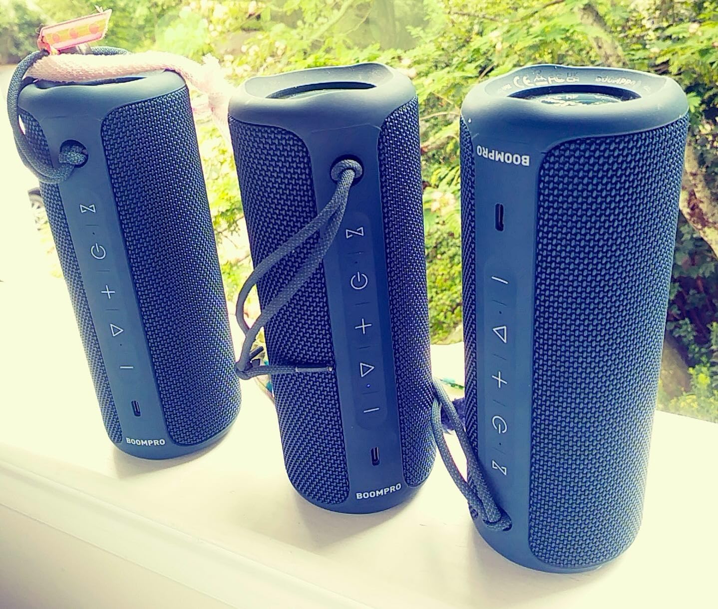 MIATONE Bluetooth Speakers 36W Portable Speaker with Stereo Sound Bass, Bluetooth 5.3 Wireless USB Type C Outdoor, 5000mAh 24H Playtime IPX7 Waterproof, Boy Friend Gifts for him (Black) - Customer Photo 1