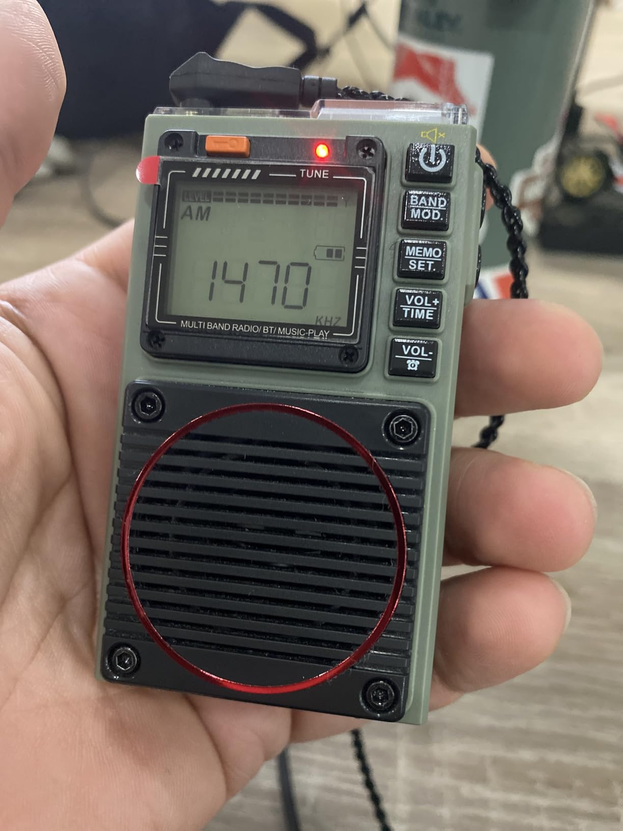 Raddy RF75A APP Control Shortwave Radio, Portable AM/FM/VHF/SW/WB Weather Radio, Pocket Radio Rechargeable with 9.85 Ft Wire Antenna customer photo 1