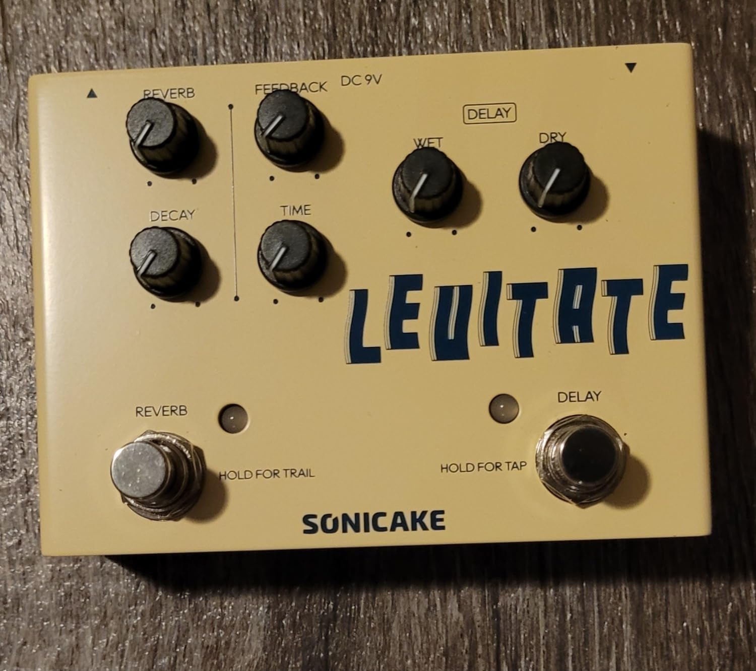 SONICAKE Delay Reverb 2 in 1 Guitar Effects Pedal Digital Levitate - Customer Photo 3