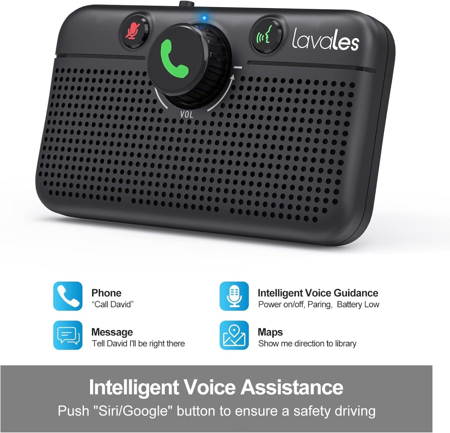 Bluetooth 5.3 Car Speaker, Handsfree Wireless Bluetooth Speaker Kit for Cell Phone, Support Siri & Google Voice Assistant, Motion Auto On, Wireless Audio Car Kit Speakerphone with Visor Clip Customer Review Bluetooth 5.3 Car Speaker, Handsfree Wireless Bluetooth Speaker Kit for Cell Phone, Support Siri & Google Voice Assistant, Motion Auto On, Wireless Audio Car Kit Speakerphone with Visor Clip - Customer Photo 1