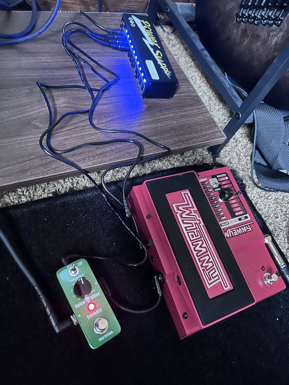 Donner Modulation Pedal - Mod Square Ⅱ for Electric Guitar Pedal Boards, 16 Effects Chorus Phaser Tremolo Flanger Rotary Vibrato Wah Lo-fi Detune 16 Modulation Modes, True Bypass - Customer Photo 2