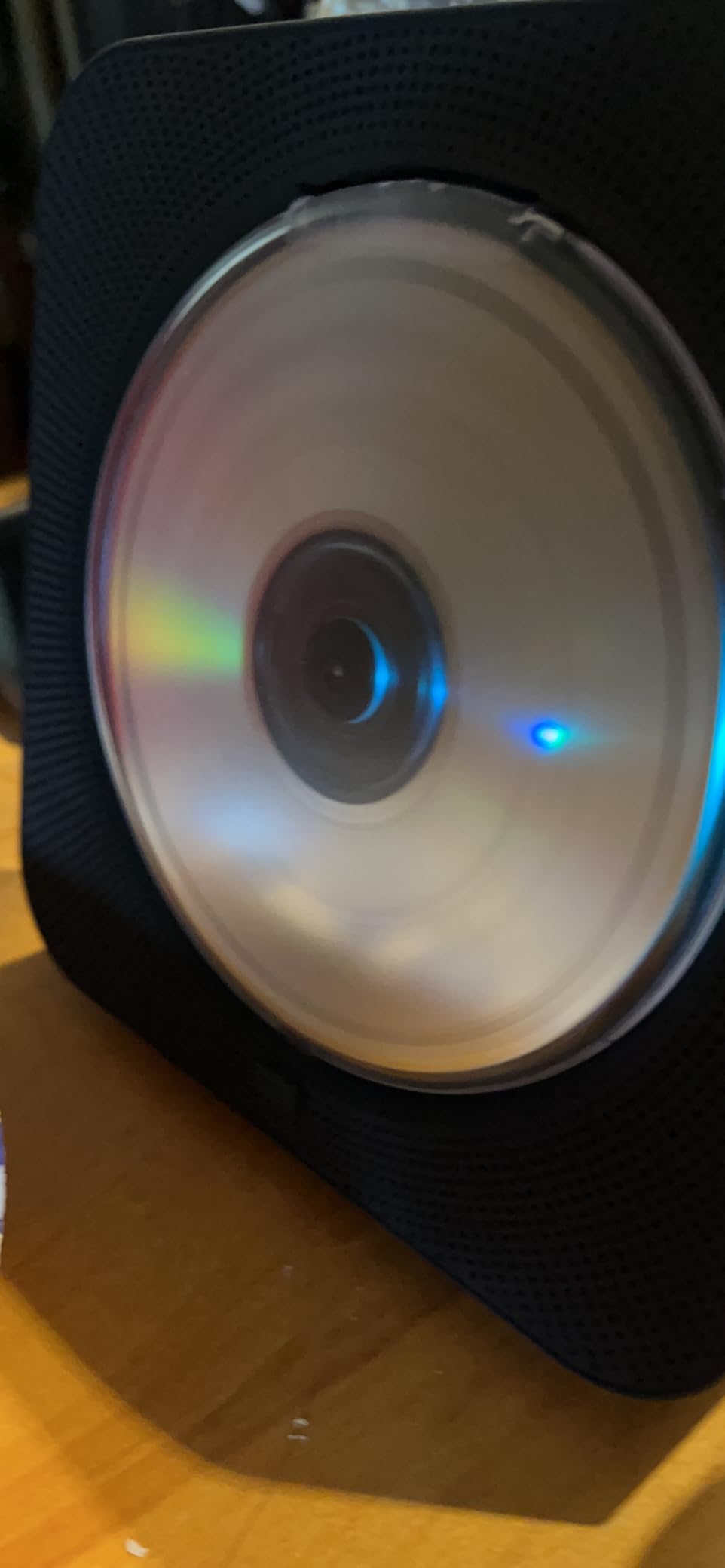CD Player Portable Bluetooth 5.1 Desktop CD Player with HiFi Sound Speakers,Remote Control,Dust Cover,LED Display,Boombox FM Radio,USB/AUX for Home,Kids (White) - Customer Photo 2