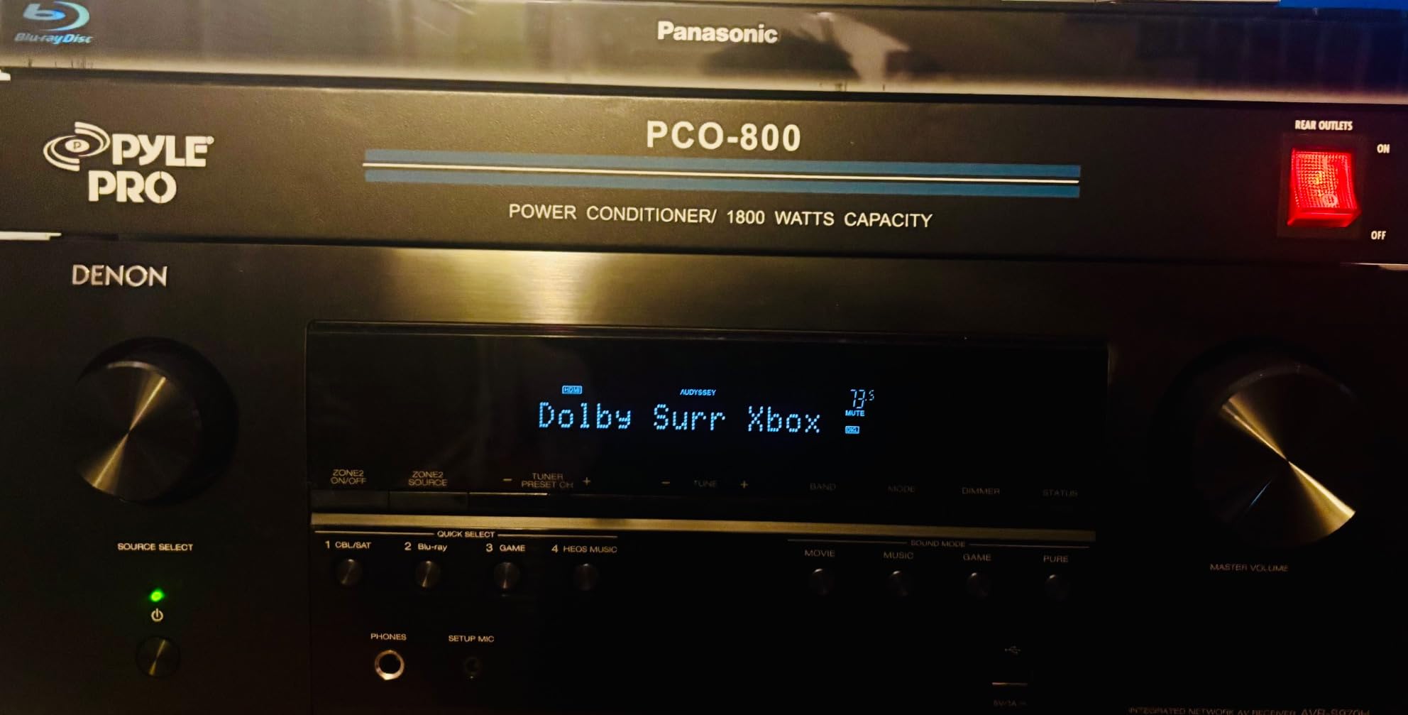 Denon AVR-S770H 7.2 Ch Home Theater Receiver - 8K UHD HDMI Receiver (75W X 7), Wireless Streaming via Built-in HEOS, Bluetooth & Wi-Fi, Dolby TrueHD, DTS Neural:X & DTS:X Surround Sound - Customer Photo 1