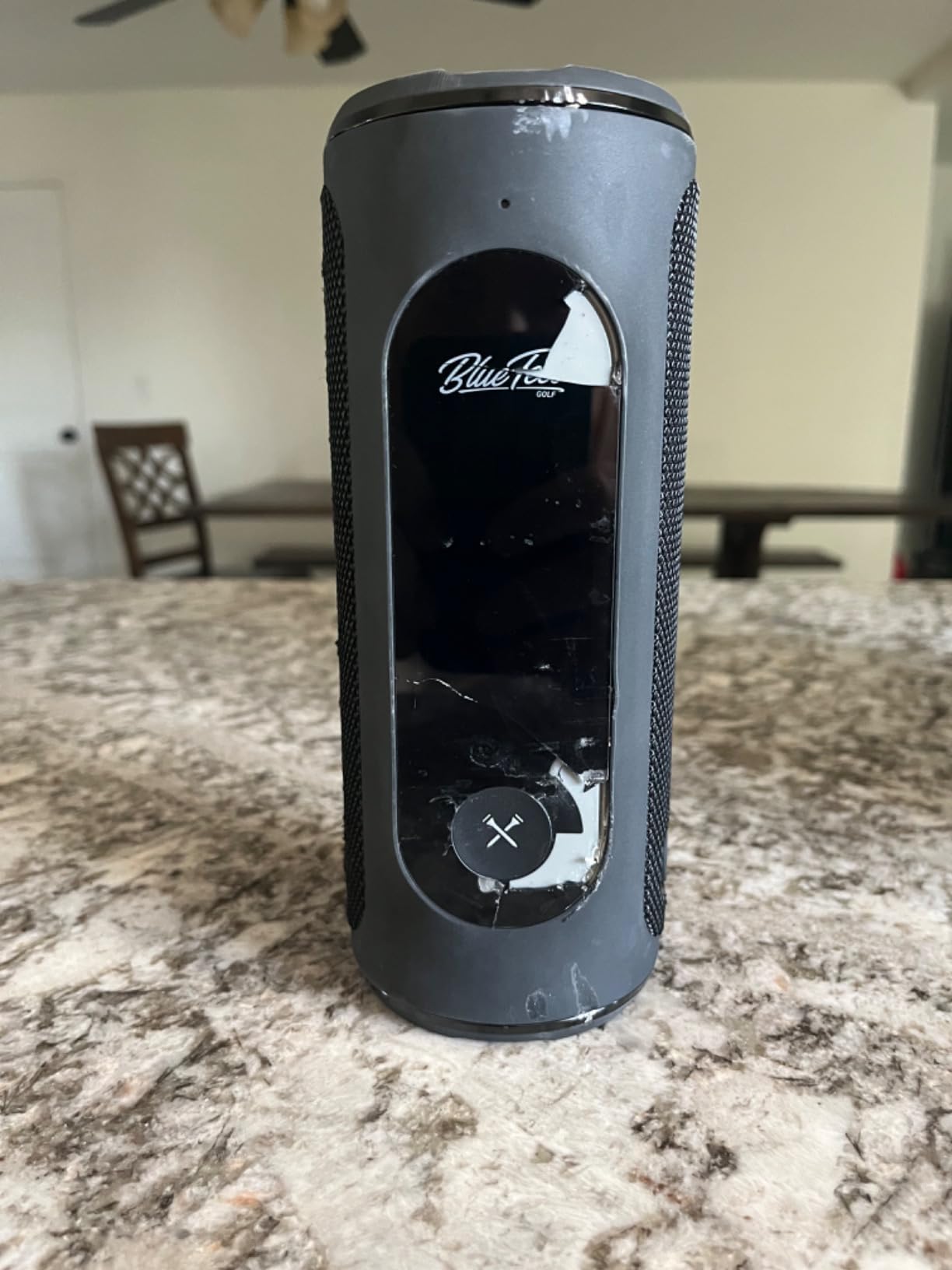 Blue Tees Golf Player+ GPS Speaker with Touch Screen Display, 10+ Hours Battery, 40,000+ Courses, Visual + Audible Distance, Hazard Distance - IPX7 Waterproof (Navy) - Customer Photo 2