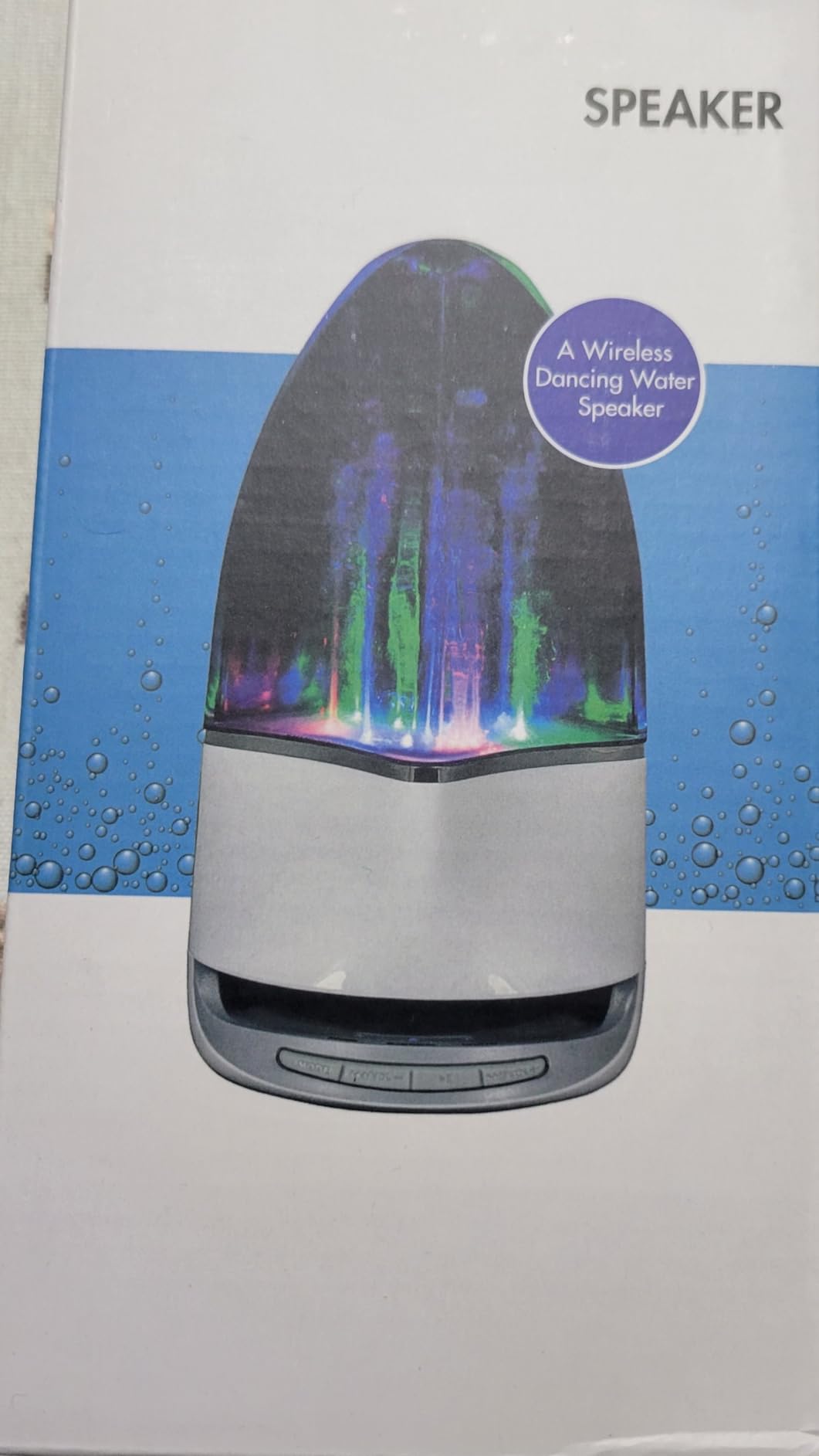 Water Dancing Speaker, Bluetooth Wireless Speaker, TWS Function, Children's Day Gift Ideas, Perfect for a Christmas Party, Bt 5.3, S/N Ratio:≤ 75dB (Gray) Customer Review Water Dancing Speaker, Bluetooth Wireless Speaker, TWS Function, Children's Day Gift Ideas, Perfect for a Christmas Party, Bt 5.3, S/N Ratio:≤ 75dB (Gray) - Customer Photo 2