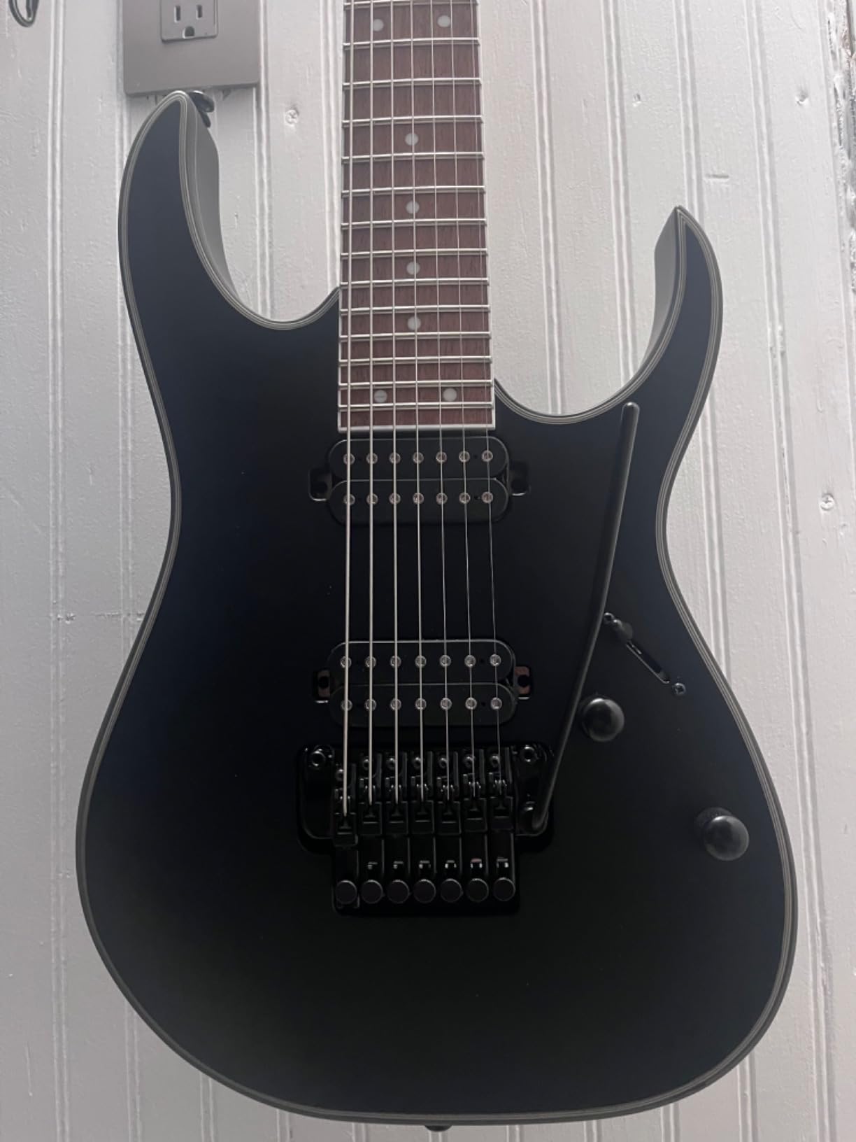 Ibanez RG7420EX 7-string Electric Guitar - Black Flat - Customer Photo 1