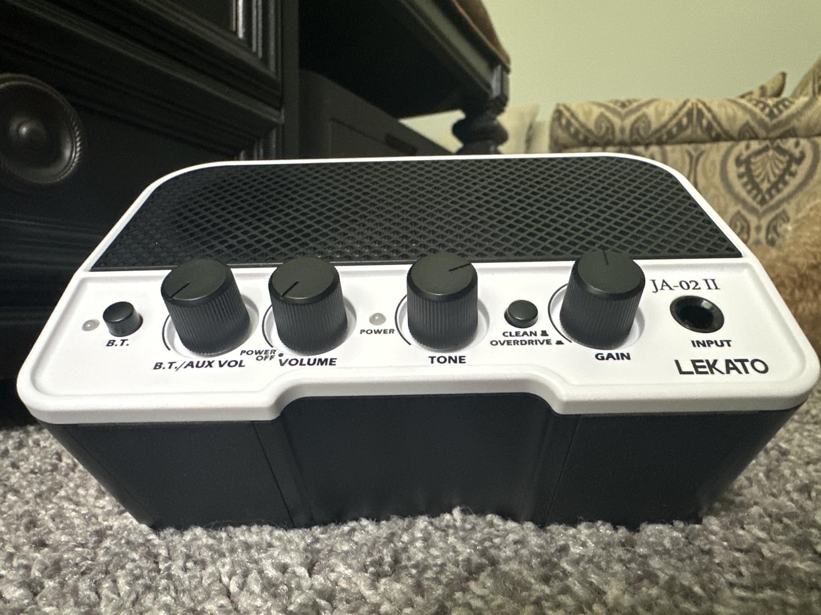 JOYO Mini Guitar Amplifier 5W Electric Guitar Amp Small Practice Amp with Bluetooth Clean & Overdrive Channels Portable Rechargeable (JA-02 II Black) - Customer Photo 1