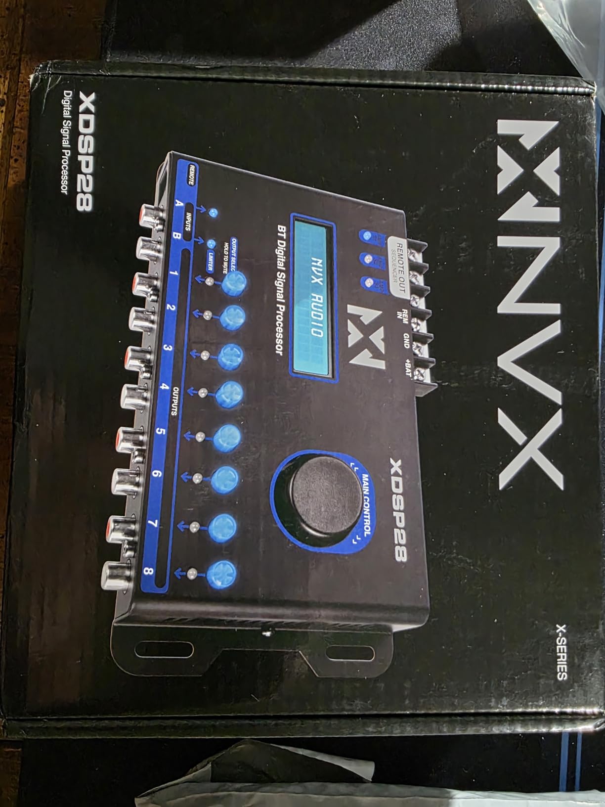 NVX XDSP28 8-Channel X-Series 15 Band Parametric EQ Digital Signal Processor (DSP) with LCD Display, Built-in Bluetooth and Remote Level Controller - Customer Photo 1