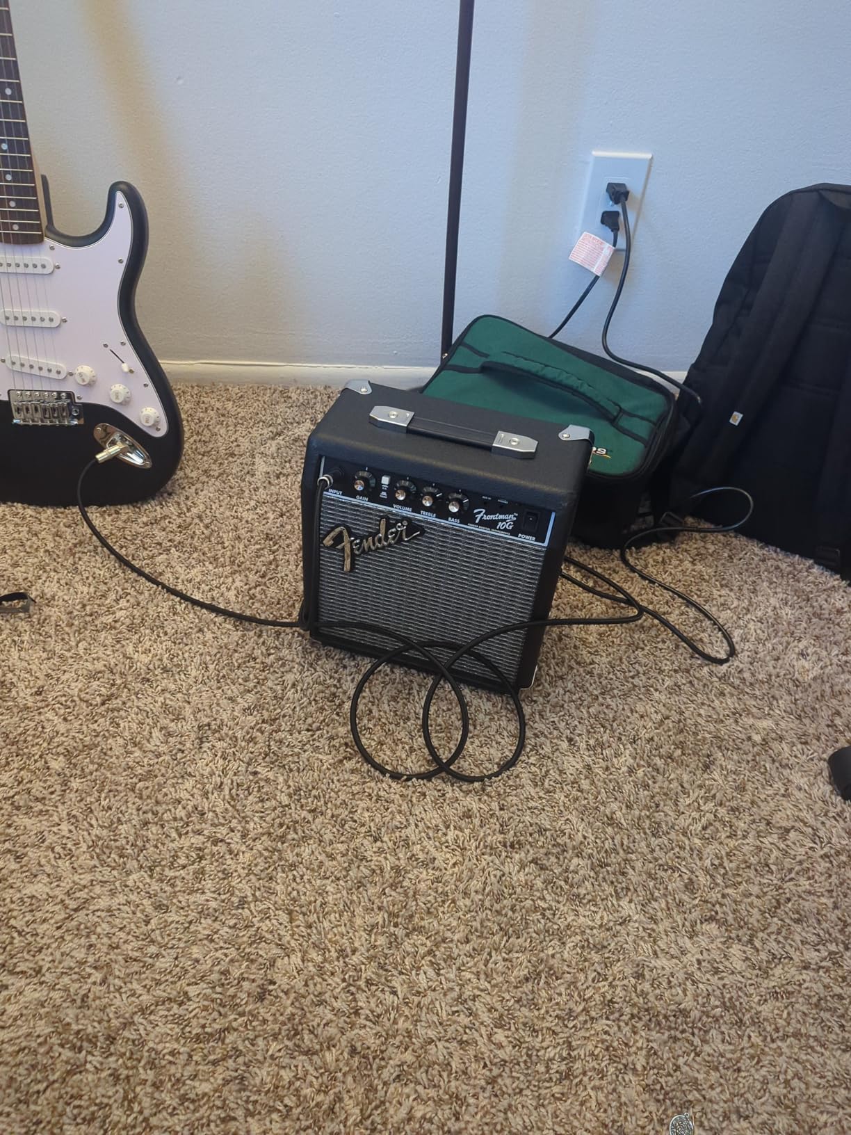 Fender Squier Debut Series Stratocaster Electric Guitar, Beginner Guitar, with 2-Year Warranty, Includes Free Lessons, Dakota Red with Matte Finish - Customer Photo 1