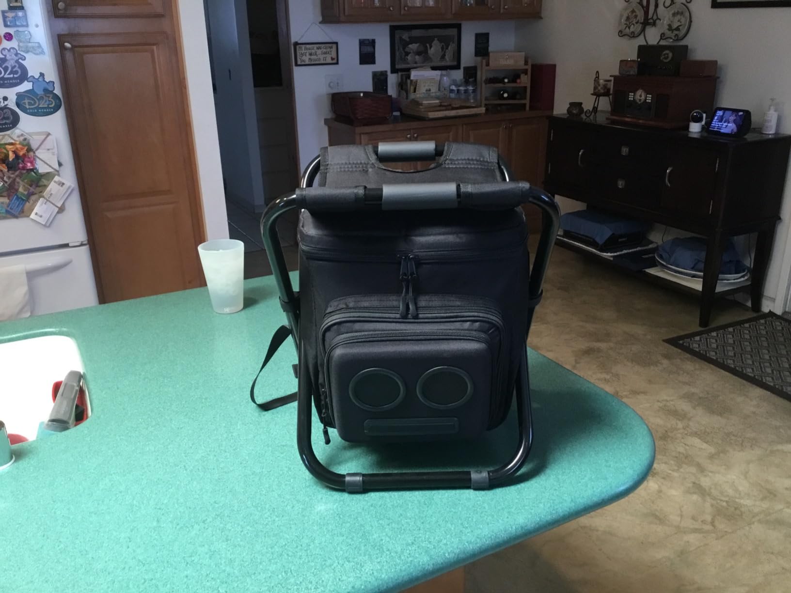 Backpack Cooler Chair with Speakers. 20-Watt Bluetooth Speakers for Parties/Festivals/Boat/Beach/Camping. Rechargeable, Works with iPhone & Android. - Customer Photo 2