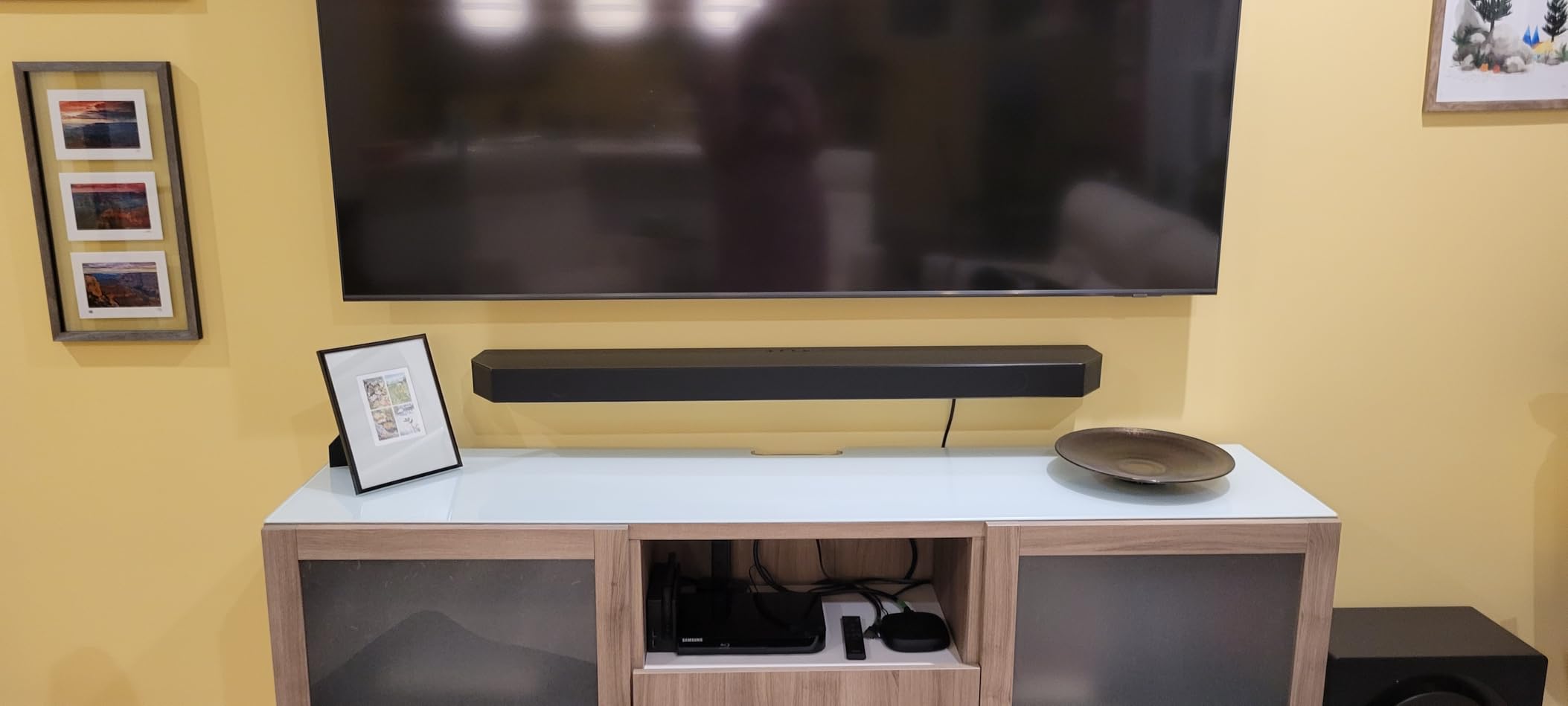 Samsung HW-Q910D 9.1.2 ch Soundbar w/Dolby Audio, Surround Sound Expansion, Adaptive Sound, Wireless Subwoofer, 2024 - Customer Photo 1
