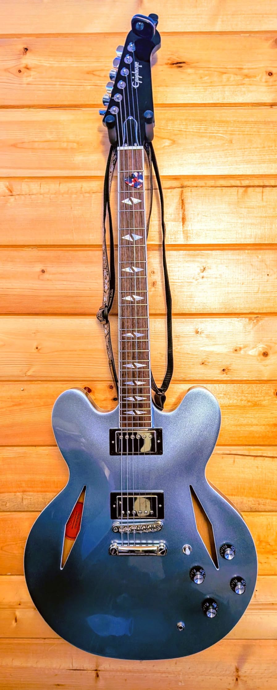 Epiphone Dave Grohl DG-335 Pelham Blue with Case - Customer Photo 1