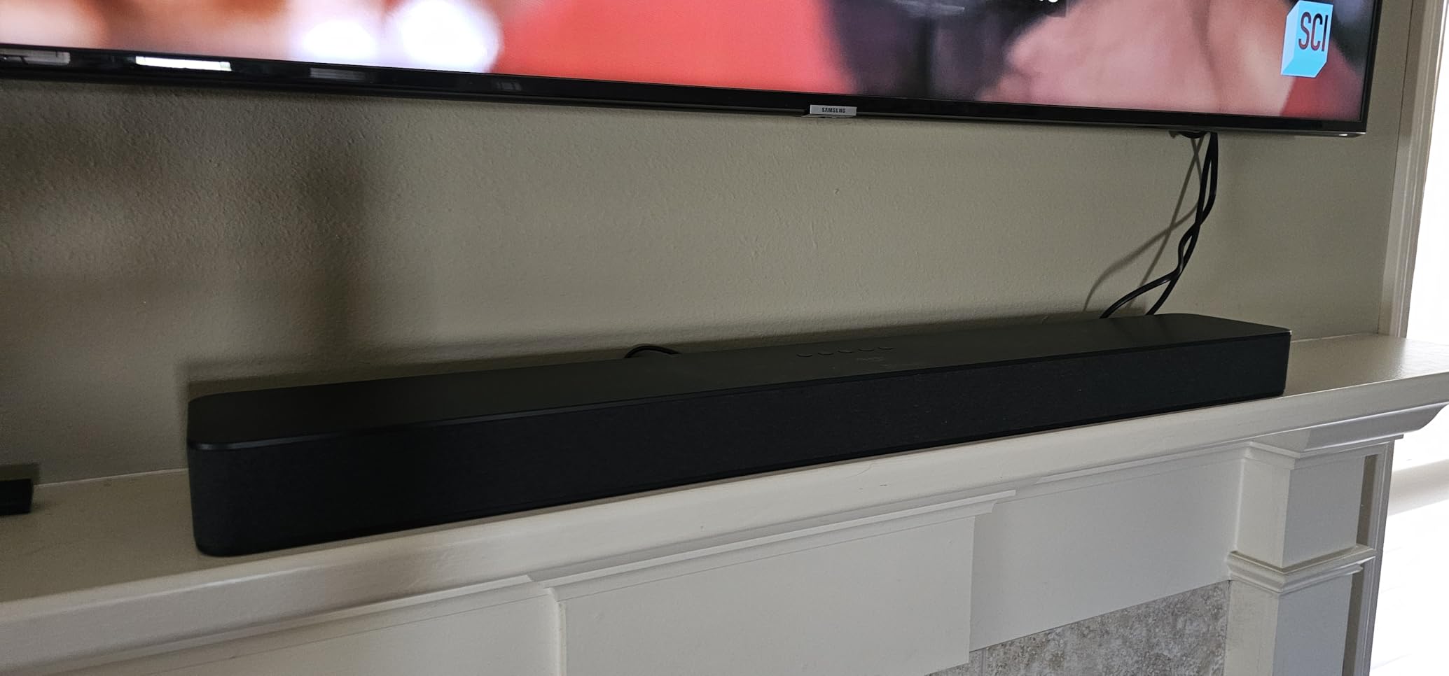 Amazon Fire TV Soundbar Plus with subwoofer and surround sound speakers (newest model), 5.1 channel, Dolby Atmos, clear dialogue Customer Review Amazon Fire TV Soundbar Plus with subwoofer and surround sound speakers (newest model), 5.1 channel, Dolby Atmos, clear dialogue - Customer Photo 1