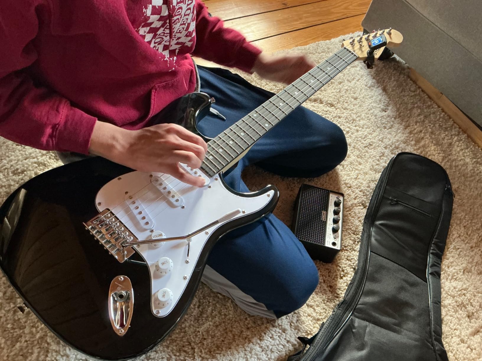 STRICH Electric Guitar Beginner Kit, Solid Body 39