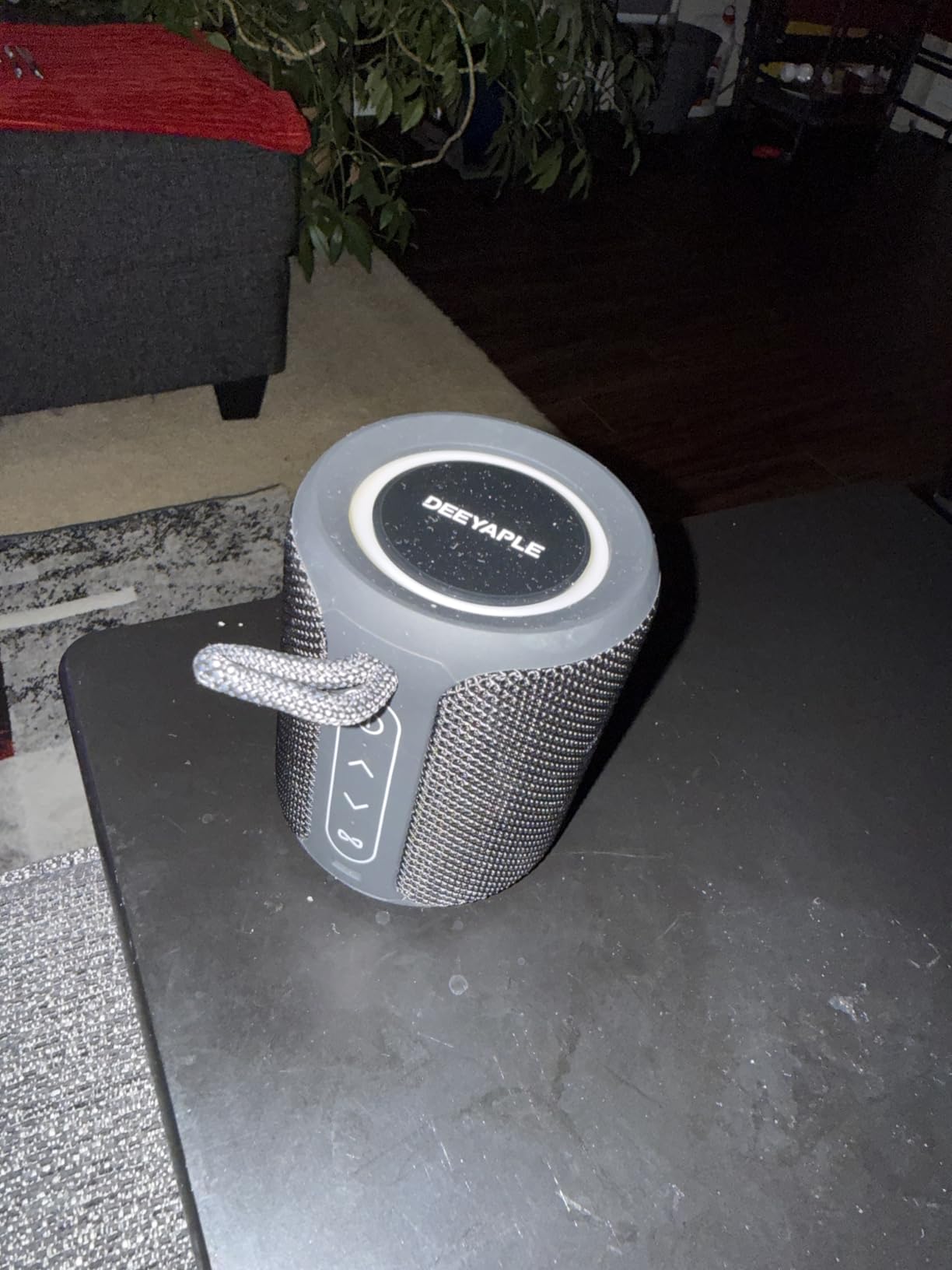 Bluetooth Speaker Wireless,IP67 Waterproof & Dustproof Portable Speaker with Lights,15W Loud Stereo Sound, 2500mAh Battery All Day Playtime, TWS Pairing, BT5.3, Home/Party/Outdoor/Beach (Black) - Customer Photo 3