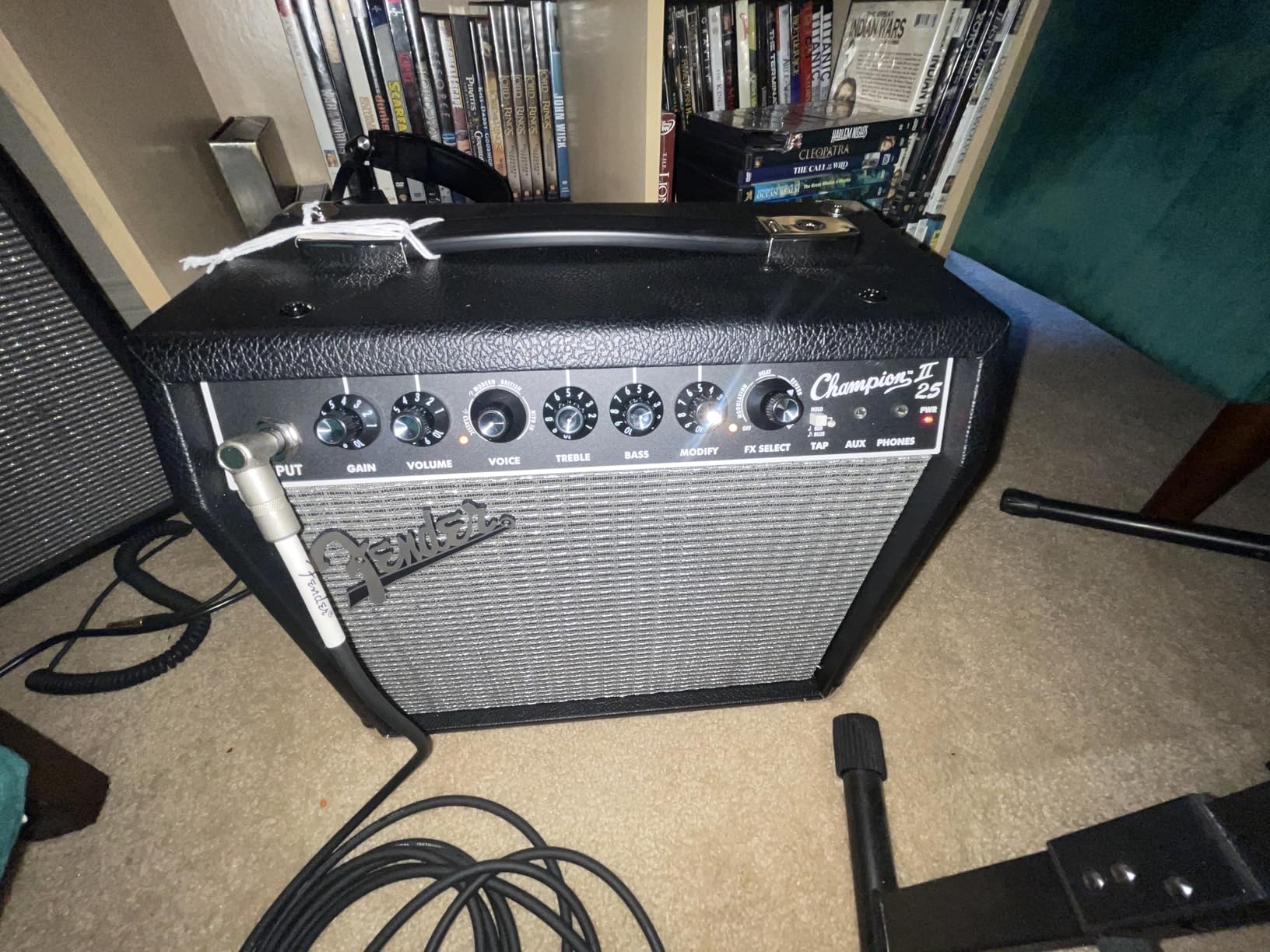 Fender Champion II 50 Guitar Amp, 50 Watts, with 2-Year Warranty, Features 12 Built-In Effects Models - Customer Photo 3