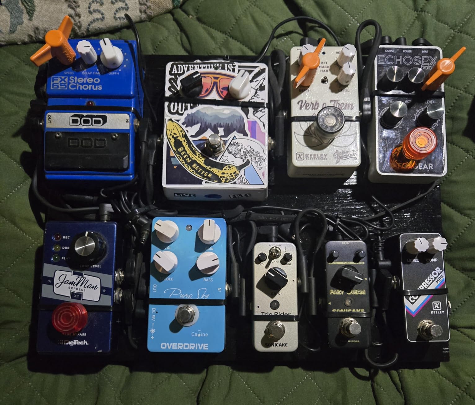 SONICAKE Clean Boost Pedal with Buffer and +12dB Gain, Mini Pure Boost Guitar Bass Effects Pedal - Sonic Super Master - Customer Photo 1