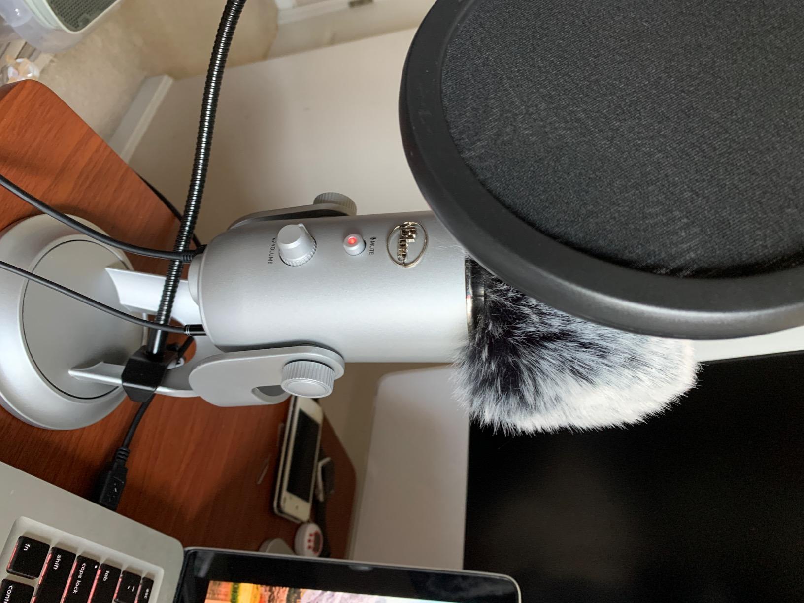 Microphone Isolation Ball, Microphone Isolation Shield Pop Filter for Microphone for Noise and Reflection Reduction, Sound-Absorbing Foam Cover for Recording Studios, Singing, Live Stream Customer Review Microphone Isolation Ball, Microphone Isolation Shield Pop Filter for Microphone for Noise and Reflection Reduction, Sound-Absorbing Foam Cover for Recording Studios, Singing, Live Stream - Customer Photo 2