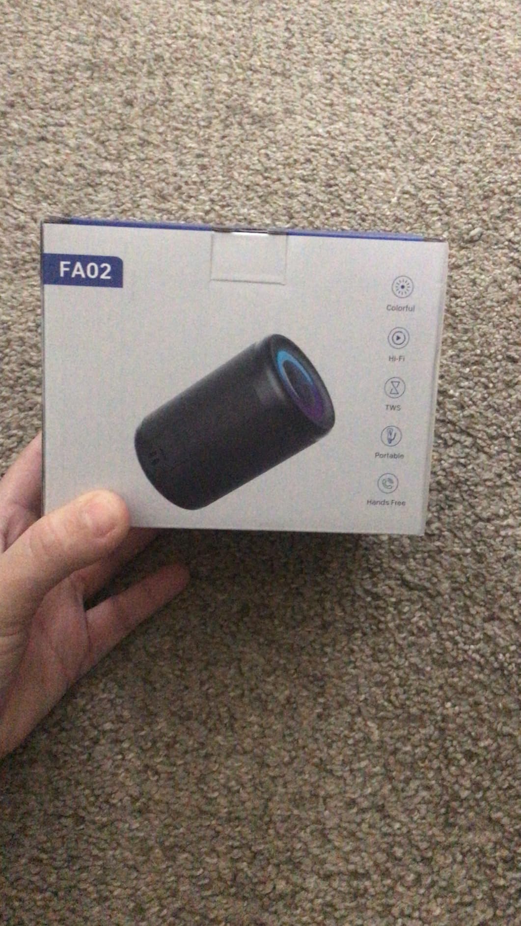 LENRUE Small Portable Bluetooth Speaker with Lights, TWS Stereo Surround Sound, Type C Powered, Bluetooth 5.3, AUX TF Card Input, Wireless for Outdoor Home, Coolest Gifts Customer Review LENRUE Small Portable Bluetooth Speaker with Lights, TWS Stereo Surround Sound, Type C Powered, Bluetooth 5.3, AUX TF Card Input, Wireless for Outdoor Home, Coolest Gifts - Customer Photo 1