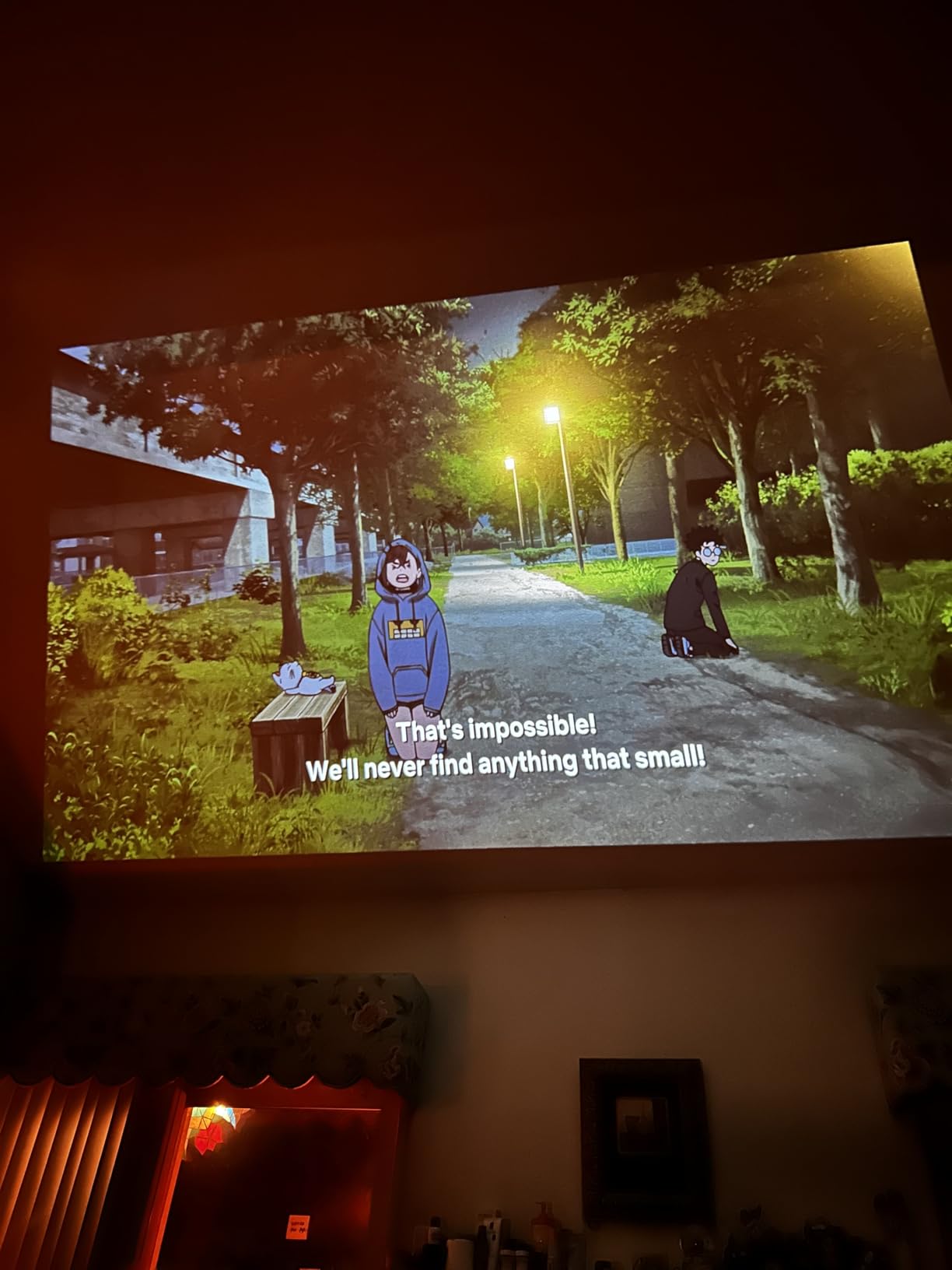 Aurzen BOOM mini Google TV 4K Supported Smart Projector with WiFi and Bluetooth, Outdoor & Home Movie Projector with 20W Speakers DoIby Audio, Real-Time Focus & Keystone, 500 ANSI Lumens, Black - Customer Photo 2