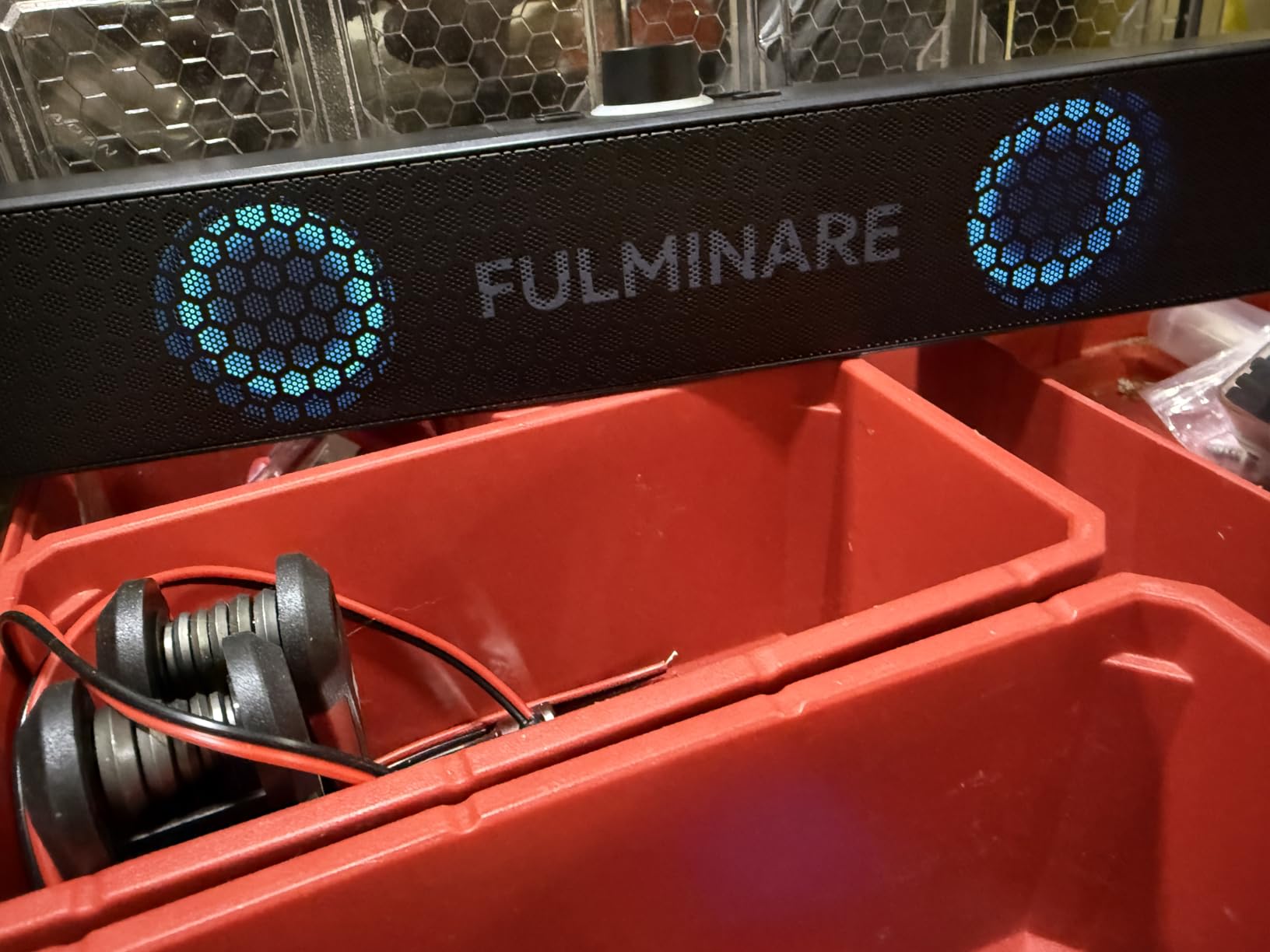 FULMINARE Bluetooth Speaker with 26W HD Sound, Portable Speaker Up to 30H Playtime, AUX&TF-Card&USB Input, LED Lights, Speakers Bluetooth 5.3 Wireless for Home/Party/Outdoor, (Black) - Customer Photo 1
