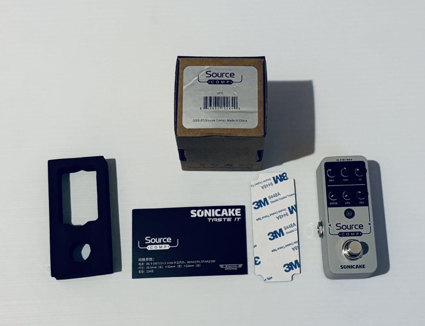 SONICAKE Compressor Pedal, Mini Analog Compression Effect Pedal for Electric Guitar and Bass, Knobs Adjust, Buffer Bypass - Source Comp Customer Review SONICAKE Compressor Pedal, Mini Analog Compression Effect Pedal for Electric Guitar and Bass, Knobs Adjust, Buffer Bypass - Source Comp - Customer Photo 2