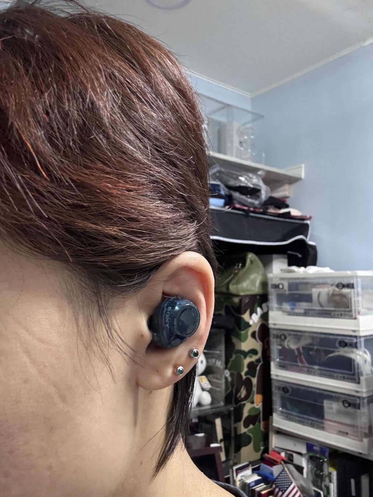 Sony WF-C710N Truly Wireless Noise-Canceling Earbuds with up to 30-Hour Battery Life, Lightweight and Secure, Glass Blue Customer Review Sony WF-C710N Truly Wireless Noise-Canceling Earbuds with up to 30-Hour Battery Life, Lightweight and Secure, Glass Blue - Customer Photo 2