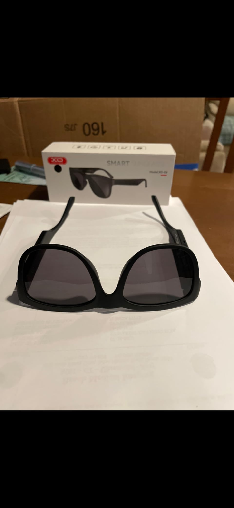 Bluetooth Glasses for Women & Men, Smart Audio Sunglasses for Men with Built-in Speakers, UV400 Protection, Wireless Music & Calls, Lightweight Frame, Touch Control Compatible with iOS/Android - Customer Photo 1