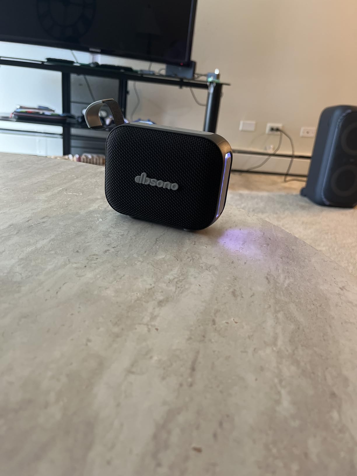 Portable Bluetooth Speaker Waterproof Wireless: IPX5 HD Sound Up to 24H Playtime, Birthday White Elephant Gifts Stocking Stuffers for Adults Teens Women Men, Cool Electronics for Outdoor Travel-Black - Customer Photo 1