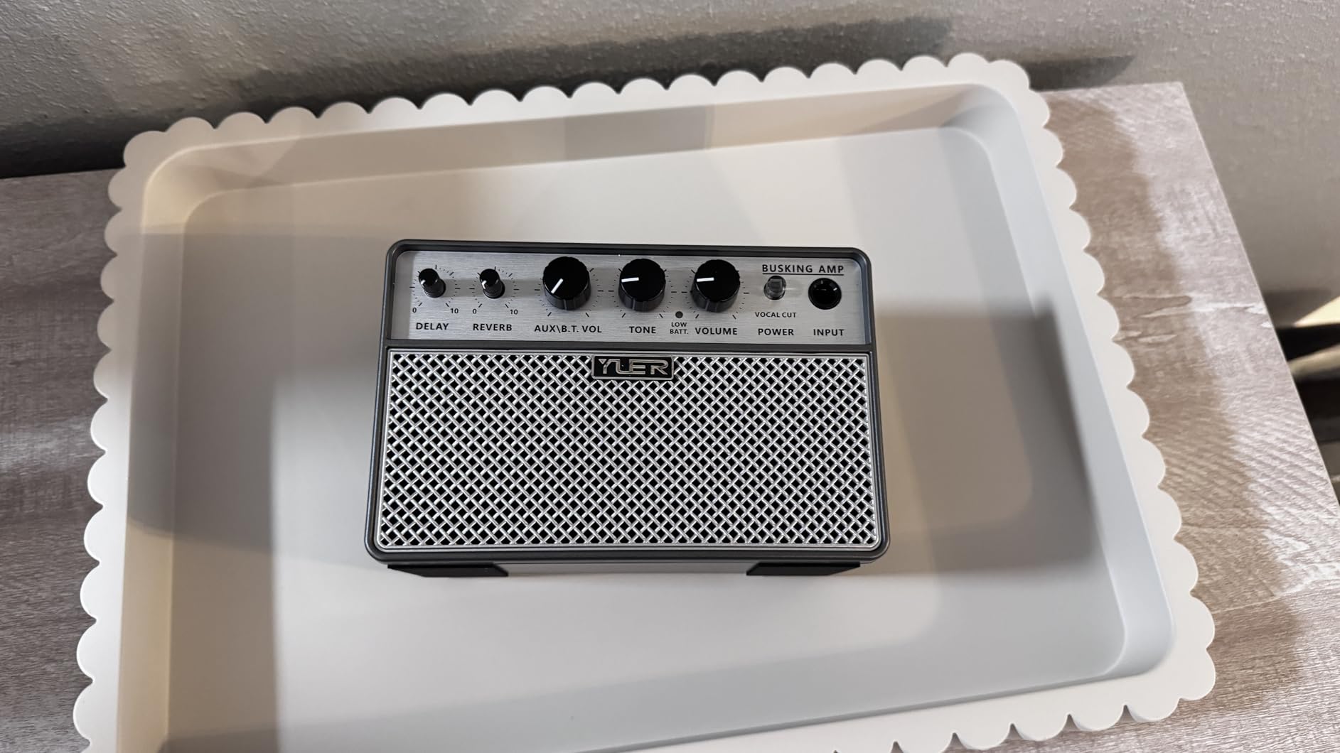 Yuer BA-10Pro 10W Acoustic Guitar Amp, Portable Vocal & Guitar Amplifier with Digital Delay/Reverb Effect Headphone Jack/OTG Wireless Small Guitars Amp for Recording, Practice, Travel with Carry Bag Customer Review Yuer BA-10Pro 10W Acoustic Guitar Amp, Portable Vocal & Guitar Amplifier with Digital Delay/Reverb Effect Headphone Jack/OTG Wireless Small Guitars Amp for Recording, Practice, Travel with Carry Bag - Customer Photo 1