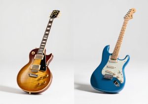 Fender Stratocaster vs Gibson Les Paul [cy]: Which Guitar Is Right for You? - Power of Ten