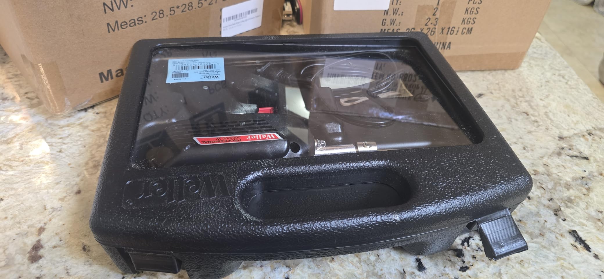 Weller 260 Watt & 200W Professional Soldering Gun Kit with Three Tips and Solder in Carrying Case | D550PK Customer Review Weller 260 Watt & 200W Professional Soldering Gun Kit with Three Tips and Solder in Carrying Case | D550PK - Customer Photo 1