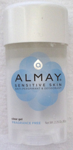 Almay Deodorant for Women, Gel Antiperspirant, Hypoallergenic, Dermatologist Tested for Sensitive Skin, Fragrance Free, 2.25 Oz Customer Review Almay Deodorant for Women, Gel Antiperspirant, Hypoallergenic, Dermatologist Tested for Sensitive Skin, Fragrance Free, 2.25 Oz - Customer Photo 1