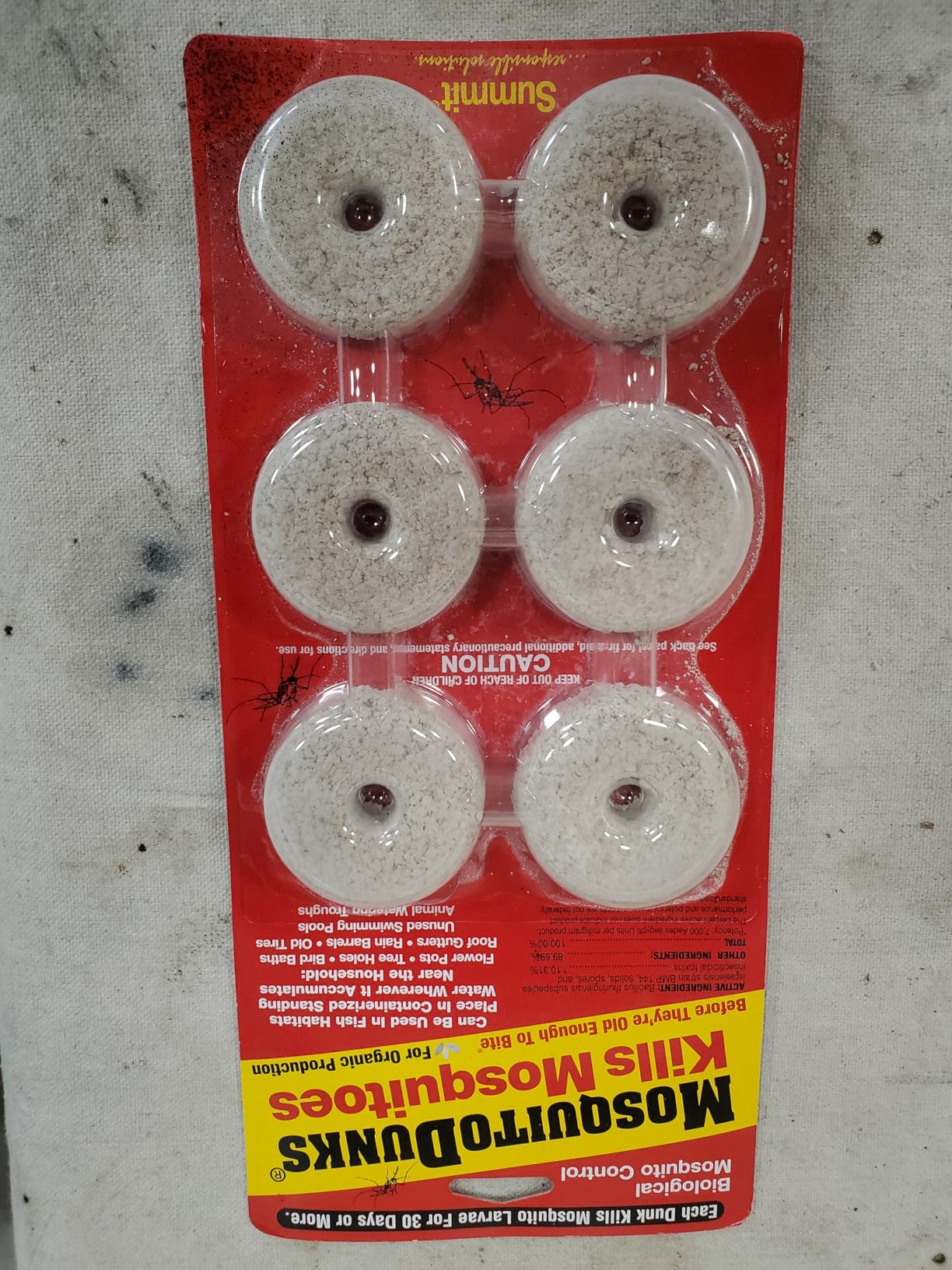 Summit...responsible solutions 110-12 Mosquito Dunks, 6-Pack - Customer Photo 1