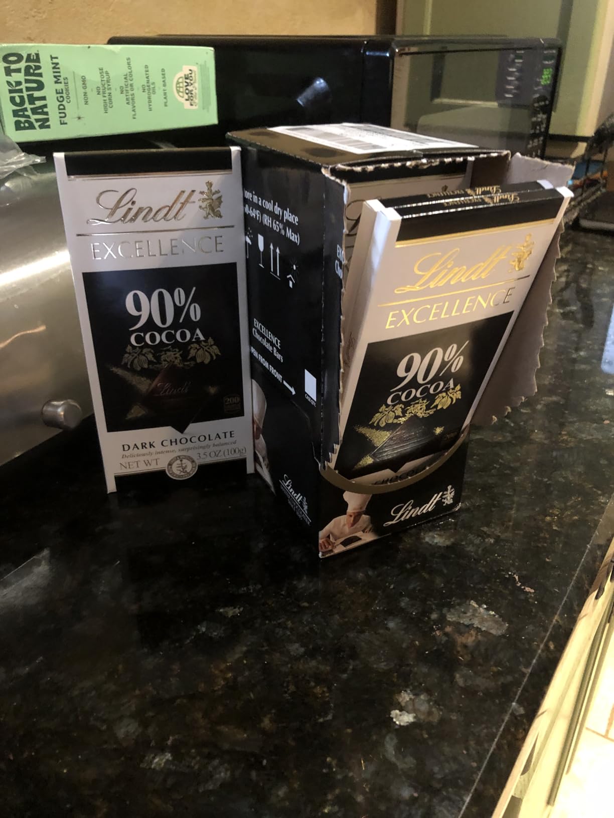 Lindt EXCELLENCE 85% Cocoa Dark Chocolate Candy Bar, Halloween Candy, 3.5 oz. Bar (12 Pack) - Customer Photo 2
