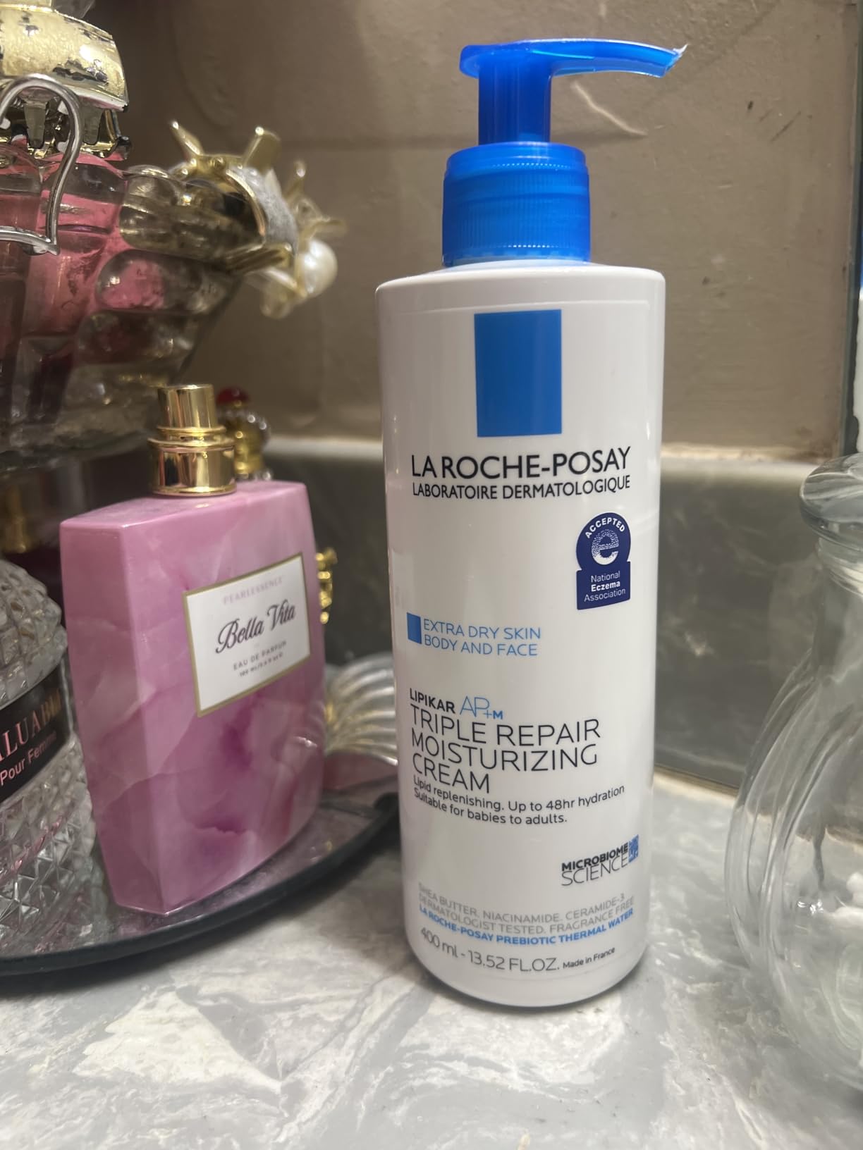 La Roche-Posay Lipikar AP+ Triple Repair Moisturizing Cream | Face & Body Lotion For Dry Skin | Shea Butter & Niacinamide Moisturizer | Gentle Face & Body Cream For Dry, Rough & Sensitive Skin - Customer Photo 4