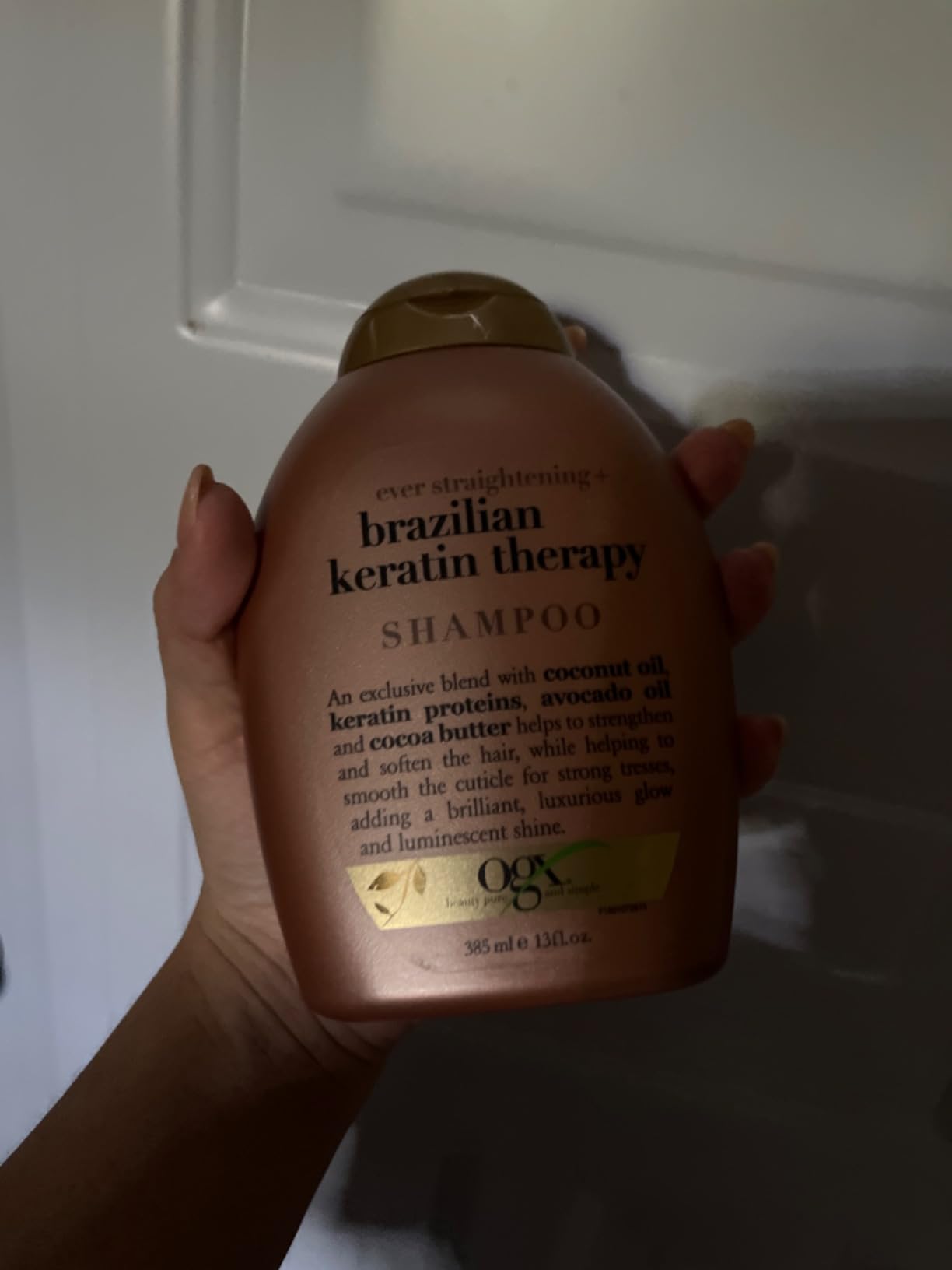 OGX Ever-Straight Brazilian Keratin Therapy Shampoo - 13 Fl Oz customer photo 1