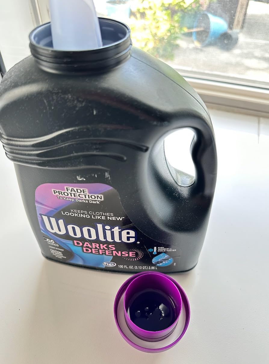 Woolite Darks Defense Liquid Laundry Detergent, Light Fresh Scent, 66 Loads, 100 Fl Oz - Customer Photo 3