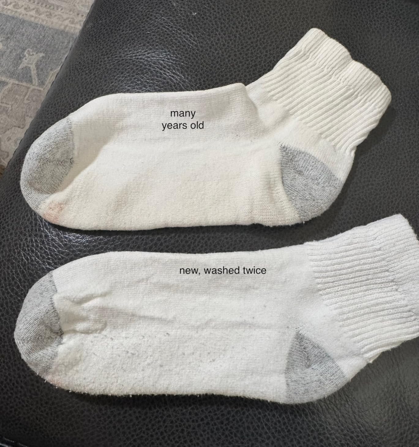 Hanes Women's Ankle, Moisture-Wicking Socks for Women, Cushioned Athletic Ankle Socks, 10-Pack Customer Review Hanes Women's Ankle, Moisture-Wicking Socks for Women, Cushioned Athletic Ankle Socks, 10-Pack - Customer Photo 5