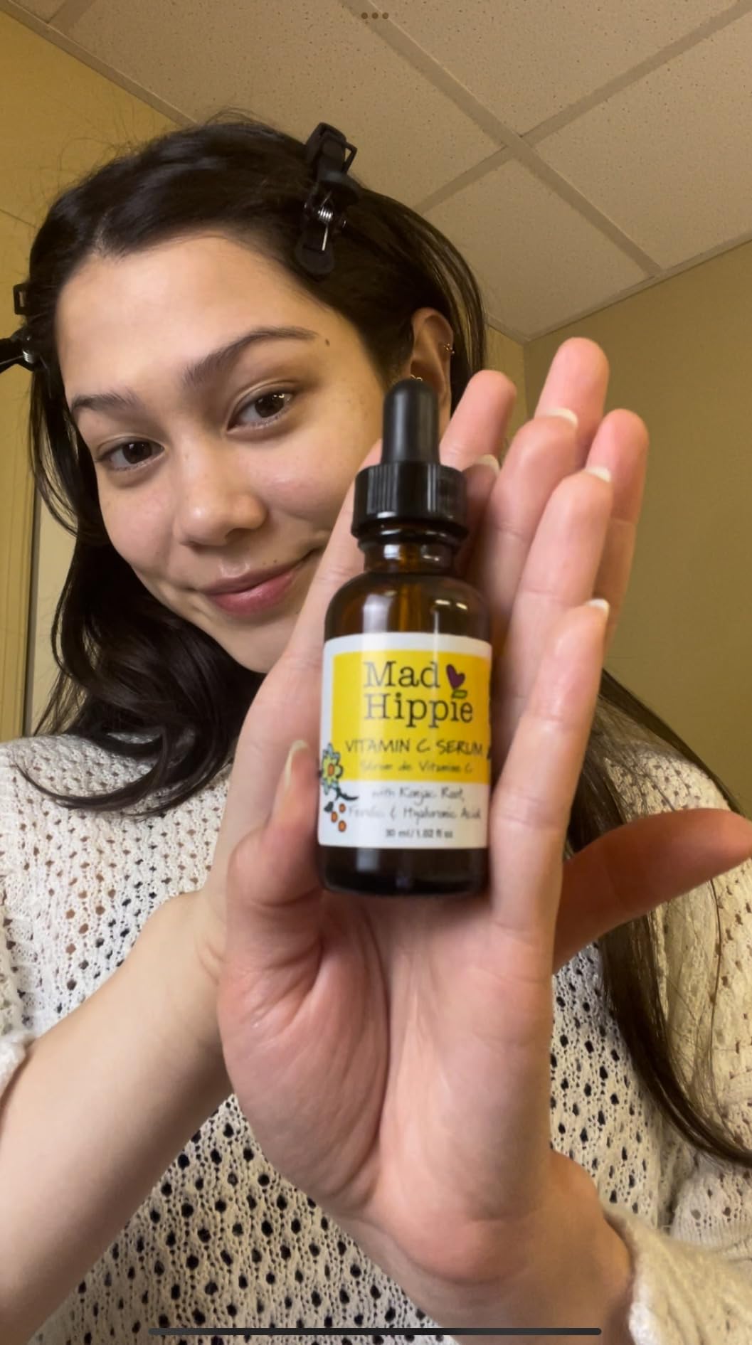 Mad Hippie Vitamin C Serum, Ultra-Hydrating with Hyaluronic Acid, Ferulic & Vitamin E, Anti-Aging, Glow Up Essentials, Cruelty-Free Skin Care, 1.02 Oz - Customer Photo 5