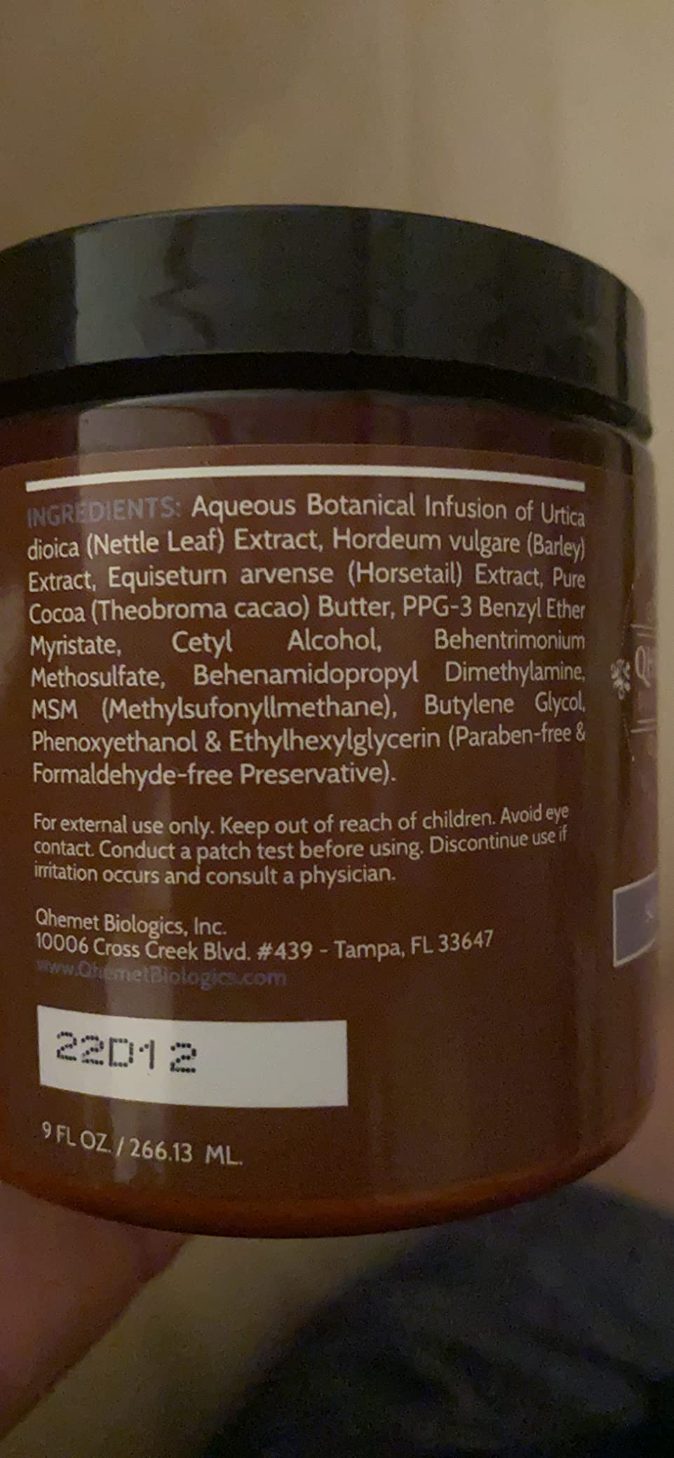 Qhemet Biologics Cocoa Tree Detangling Ghee - Softening Detangler Ideal for High Porosity 4C-3C Hair - Makes Combing Easier & Restores Pliability, Elasticity & Softness to Dry, Matted Hair (9 oz) - Customer Photo 3