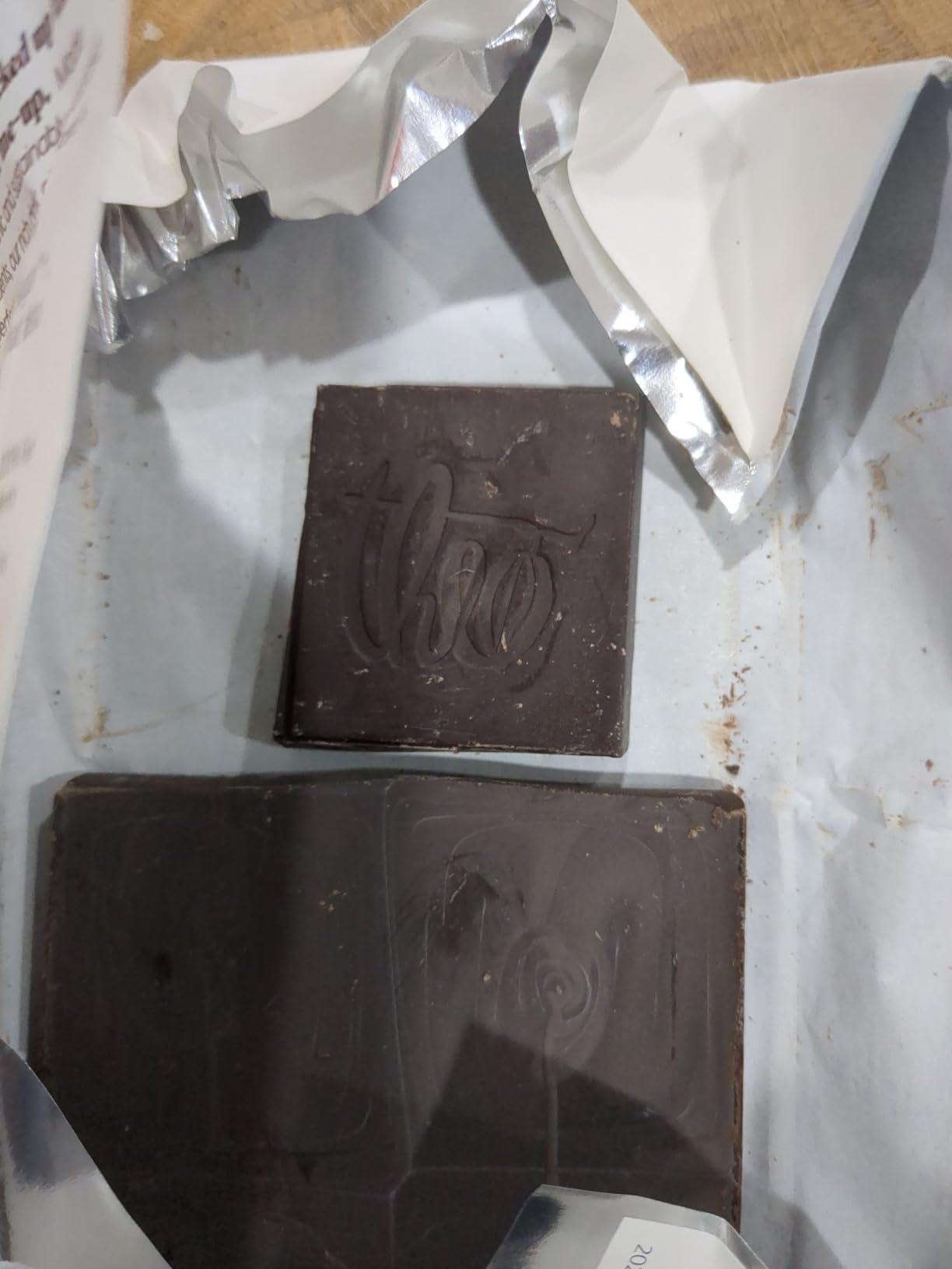 Theo Pure Organic Dark Chocolate Bar, 85% Cacao, 1 Bar | Vegan, Fair Trade - Customer Photo 2