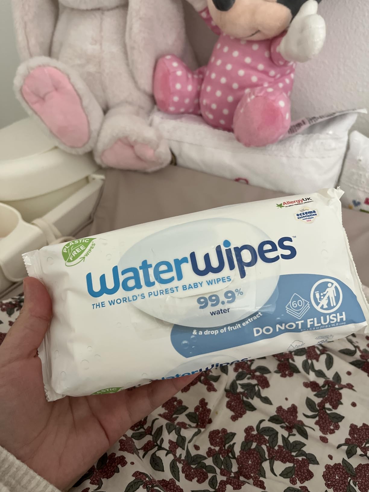 WaterWipes Sensitive+ Newborn & Baby Wipes, 3-In-1 Cleans, Cares, Protects, 99.9% Water, Unscented & Hypoallergenic, 540 Count (9 Packs) Customer Review WaterWipes Sensitive+ Newborn & Baby Wipes, 3-In-1 Cleans, Cares, Protects, 99.9% Water, Unscented & Hypoallergenic, 540 Count (9 Packs) - Customer Photo 4