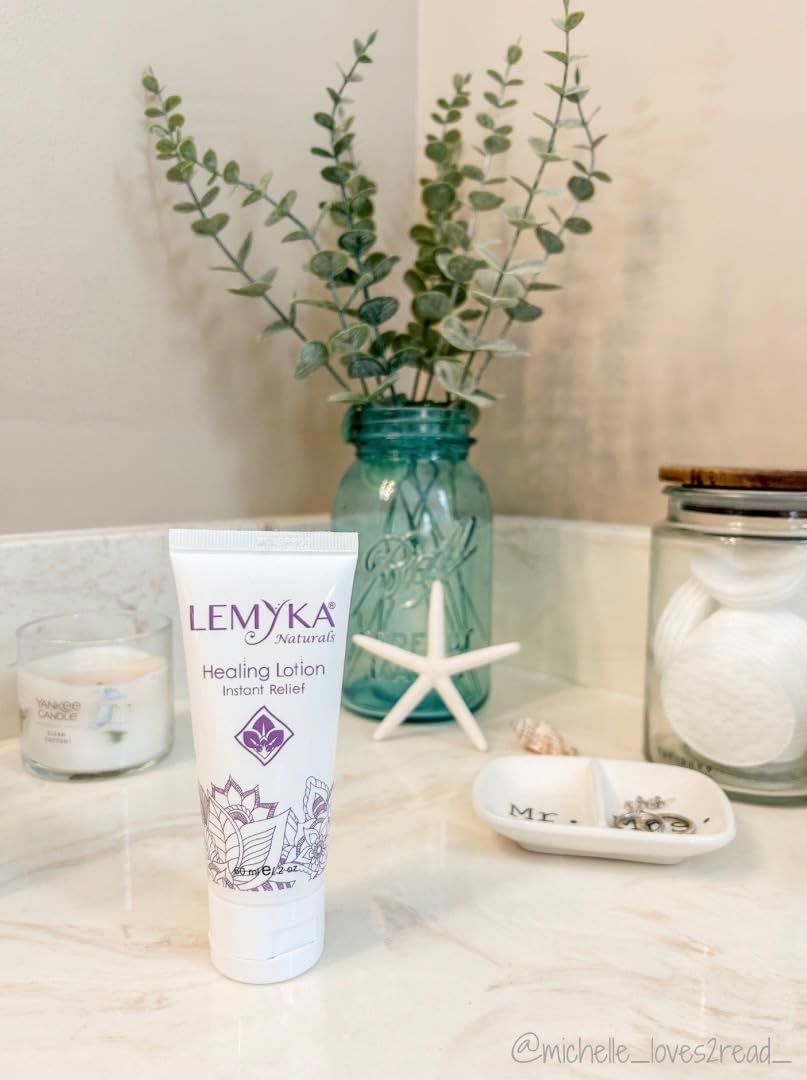 Rosacea cream -face redness relief facial rash lotion for eczema, psoriasis, hives, and dry skin, LEMYKA natural healing for babies and adults - Customer Photo 2