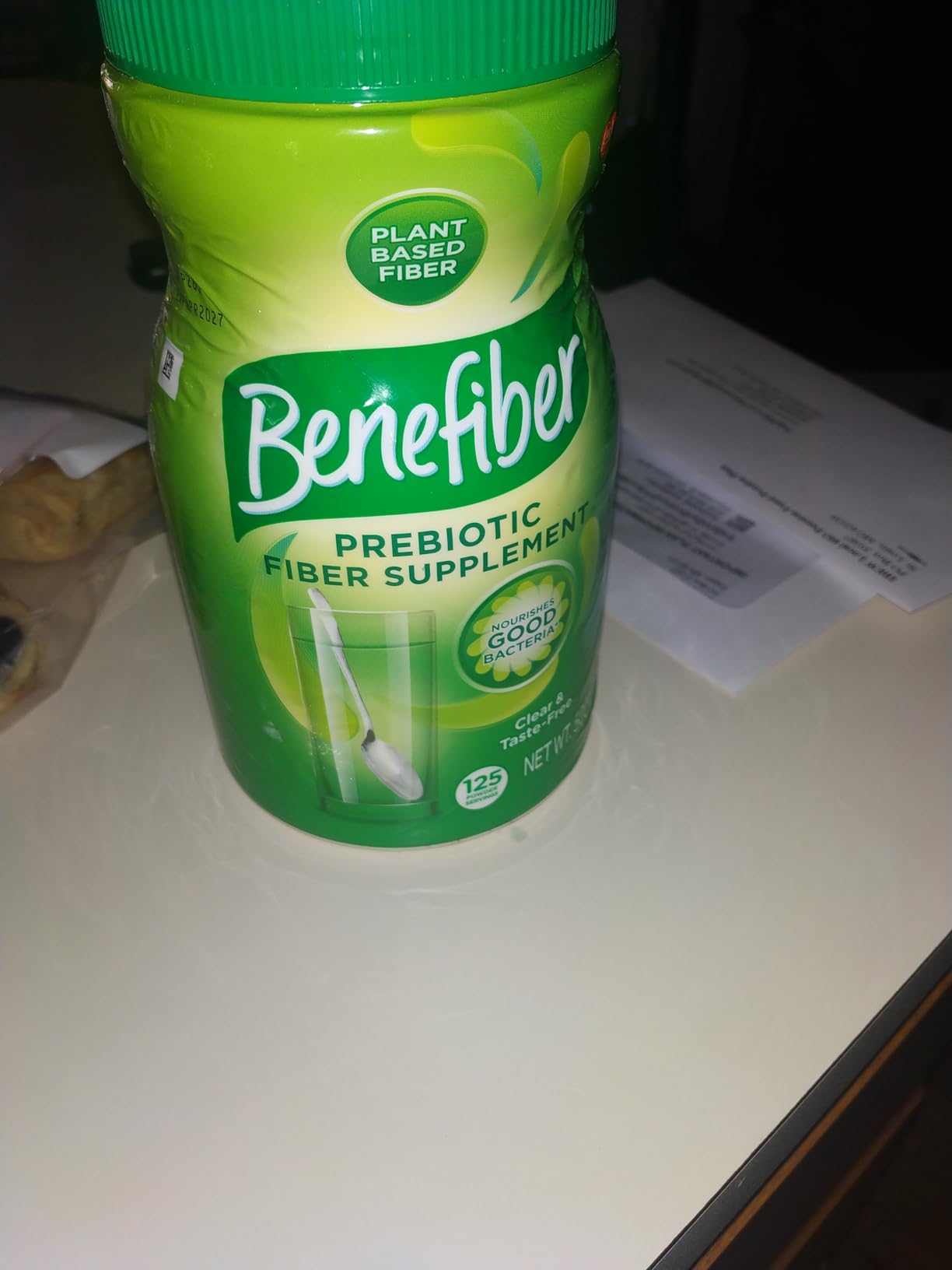 Benefiber Daily Prebiotic Fiber Supplement Powder for Digestive Health, Unflavored - 125 Servings (17.6 Ounces) - Customer Photo 3
