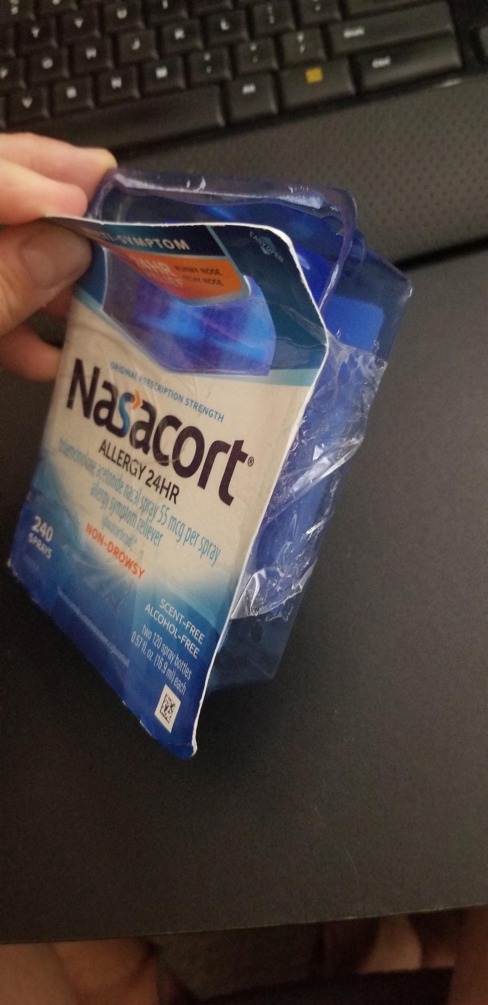 Nasacort 24HR Allergy Nasal Spray for Adults, Non-drowsy & Alcohol Free, 120 Sprays, 0.57 fl. oz. - Customer Photo 2
