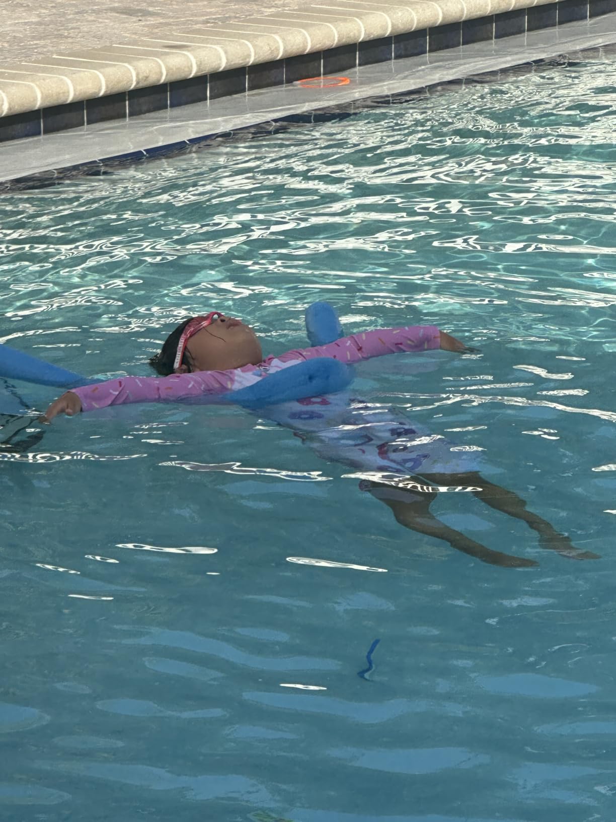 TYR Swimple Tie-Dye Kids' Swim Goggles Customer Review TYR Swimple Tie-Dye Kids' Swim Goggles - Customer Photo 2