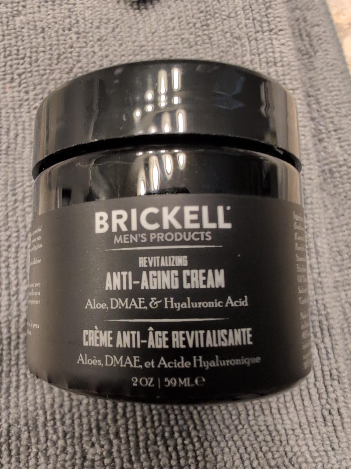 Brickell Men's Revitalizing Anti-Aging Cream For Men, Face Moisturizer For Face To Reduce Fine Lines and Wrinkles, Natural and Organic Anti Wrinkle Night Face Cream, 2 Ounce, Scented Customer Review Brickell Men's Revitalizing Anti-Aging Cream For Men, Face Moisturizer For Face To Reduce Fine Lines and Wrinkles, Natural and Organic Anti Wrinkle Night Face Cream, 2 Ounce, Scented - Customer Photo 2