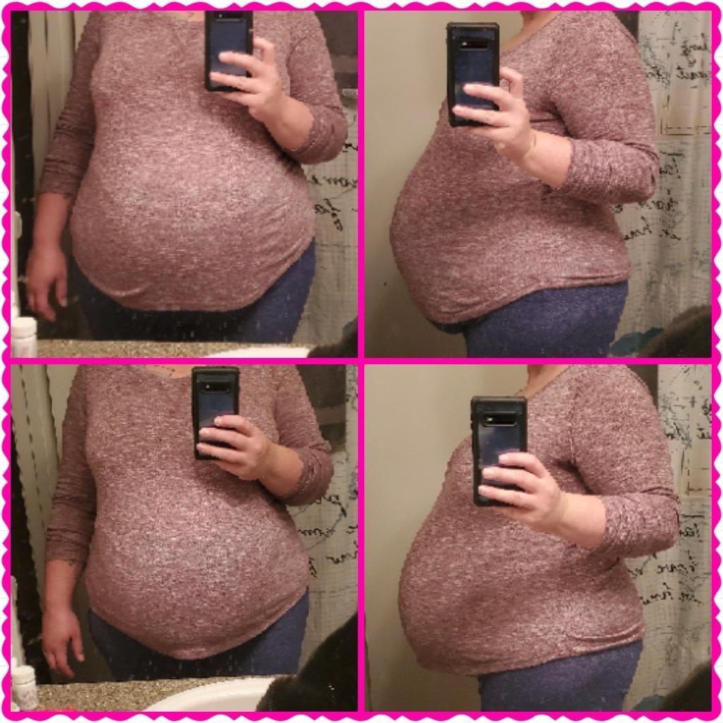 AZMED Maternity Belt Back Support - Adjustable Abdominal Binder for Pregnancy - Belly Band for Pelvic, Waist & Lower Back Comfort - Fits Up to 46 Inches - Beige Customer Review AZMED Maternity Belt Back Support - Adjustable Abdominal Binder for Pregnancy - Belly Band for Pelvic, Waist & Lower Back Comfort - Fits Up to 46 Inches - Beige - Customer Photo 2